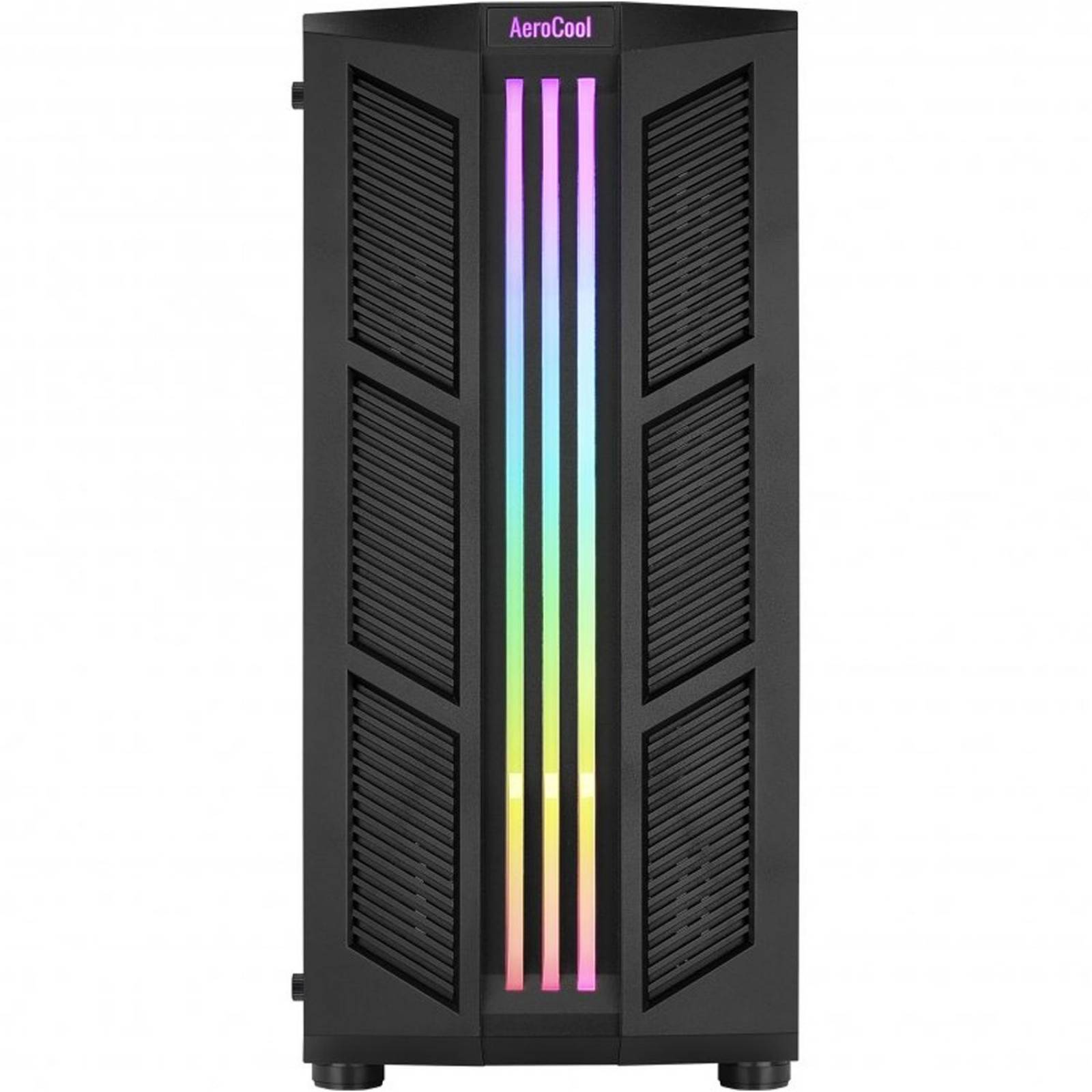 Gabinete Gamer AEROCOOL PRIME RGB Cristal Templado 