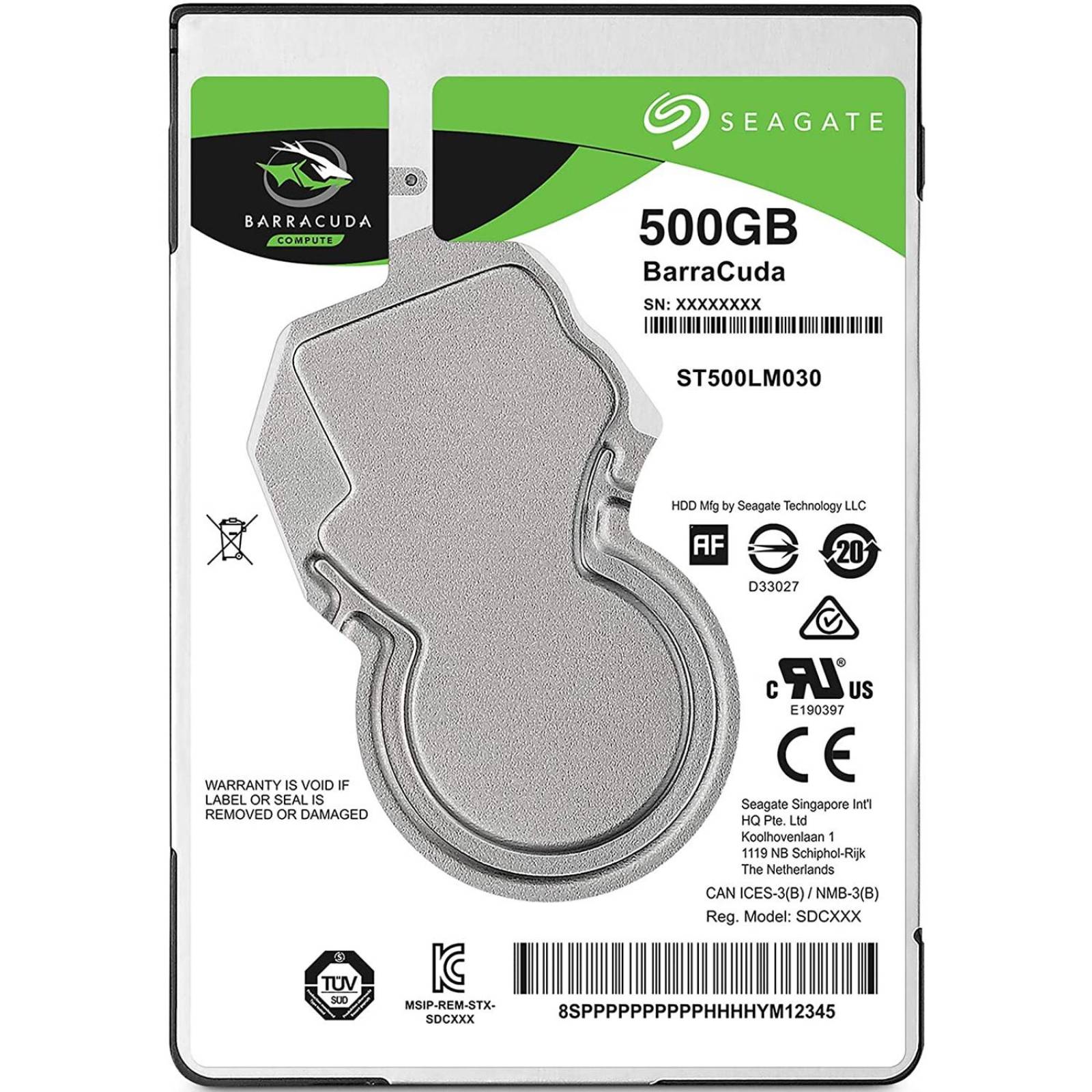 Disco Duro Laptop 500GB SEAGATE 7200RPM 2.5 SATA3 ST500LM034 