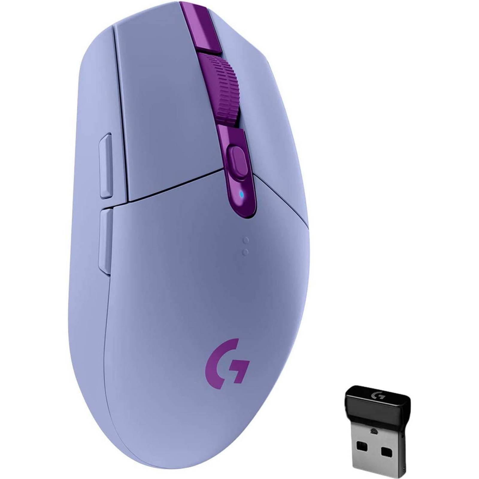 Mouse Gamer LOGITECH G305 Lightspeed 12000 DPI Inalambrico Lila 910-006021 