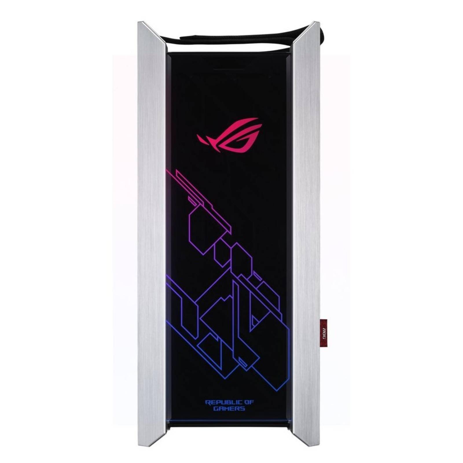 Gabinete Gamer ASUS ROG STRIX HELIOS GX601 E-ATX Media Torre 4 Fan Cristal Templado USB-C RGB Blanco 