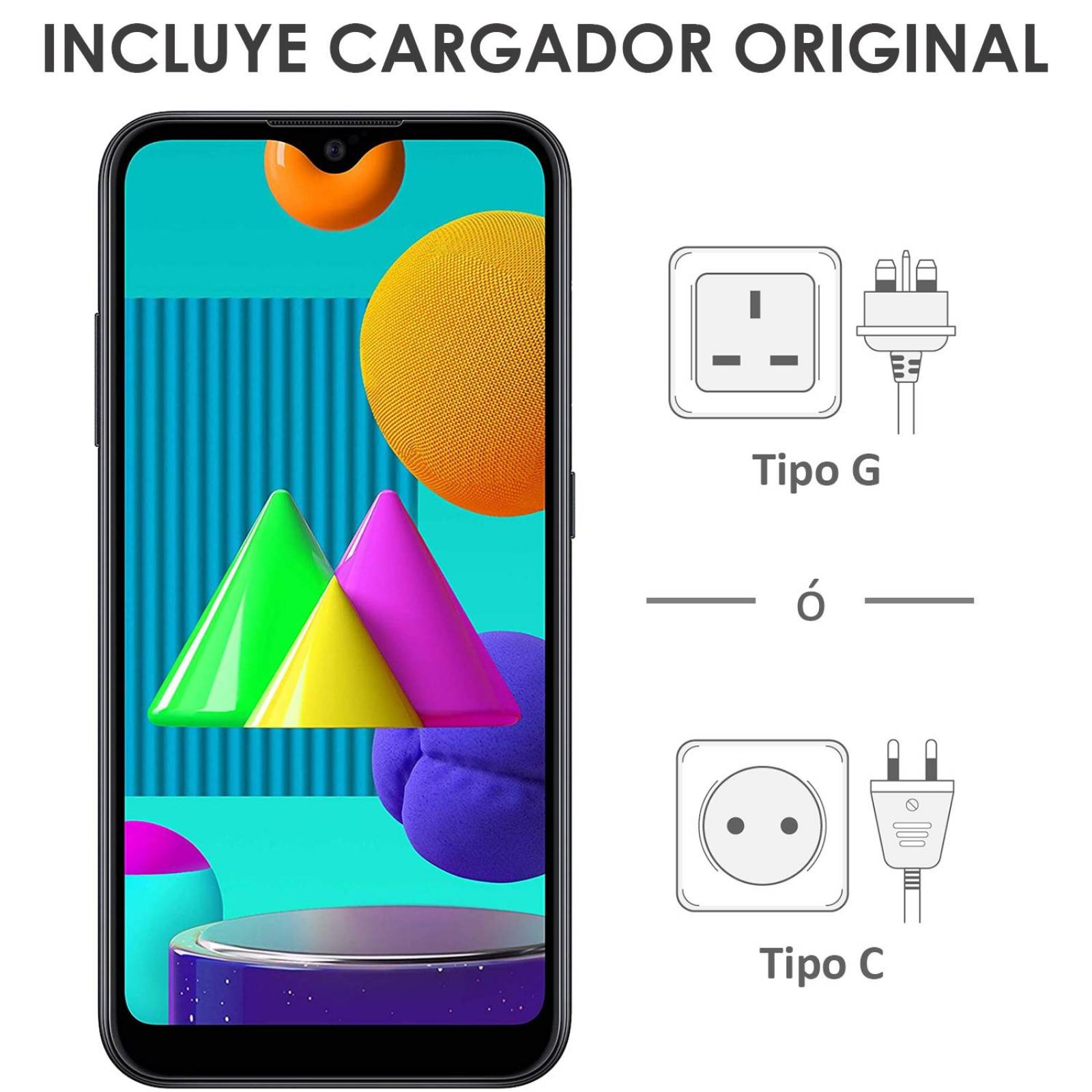 Celular SAMSUNG Galaxy M01 3GB 32GB 5.7 HD+ Doble Camara 13Mpx Android 10 