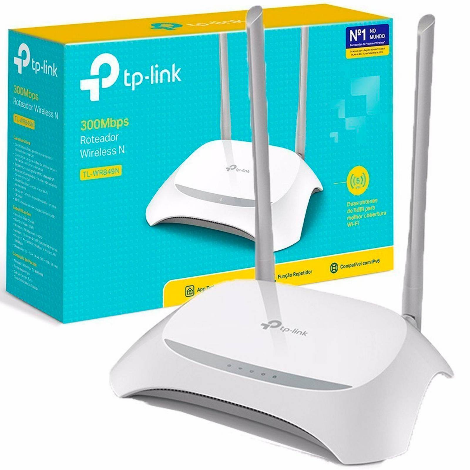 Router Inalámbrico Rompemuros Tp Link Tl Wr850n 24ghz 300mbps Blanco