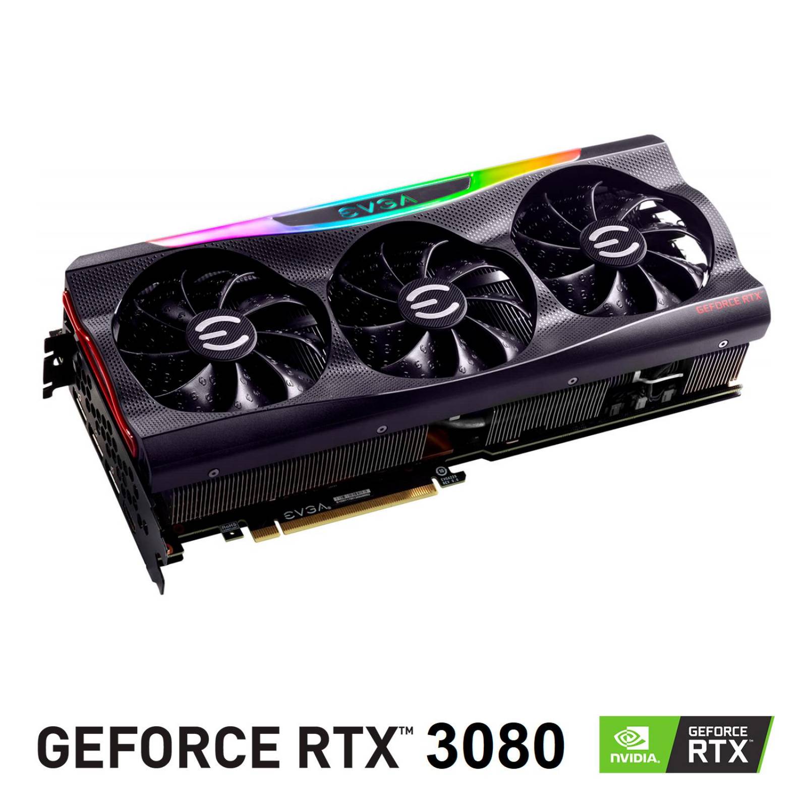 Tarjeta de Video EVGA Geforce RTX 3080 FTW3 Ultra Gaming 10GB GDDR6X ARGB 10G-P5-3897-KL