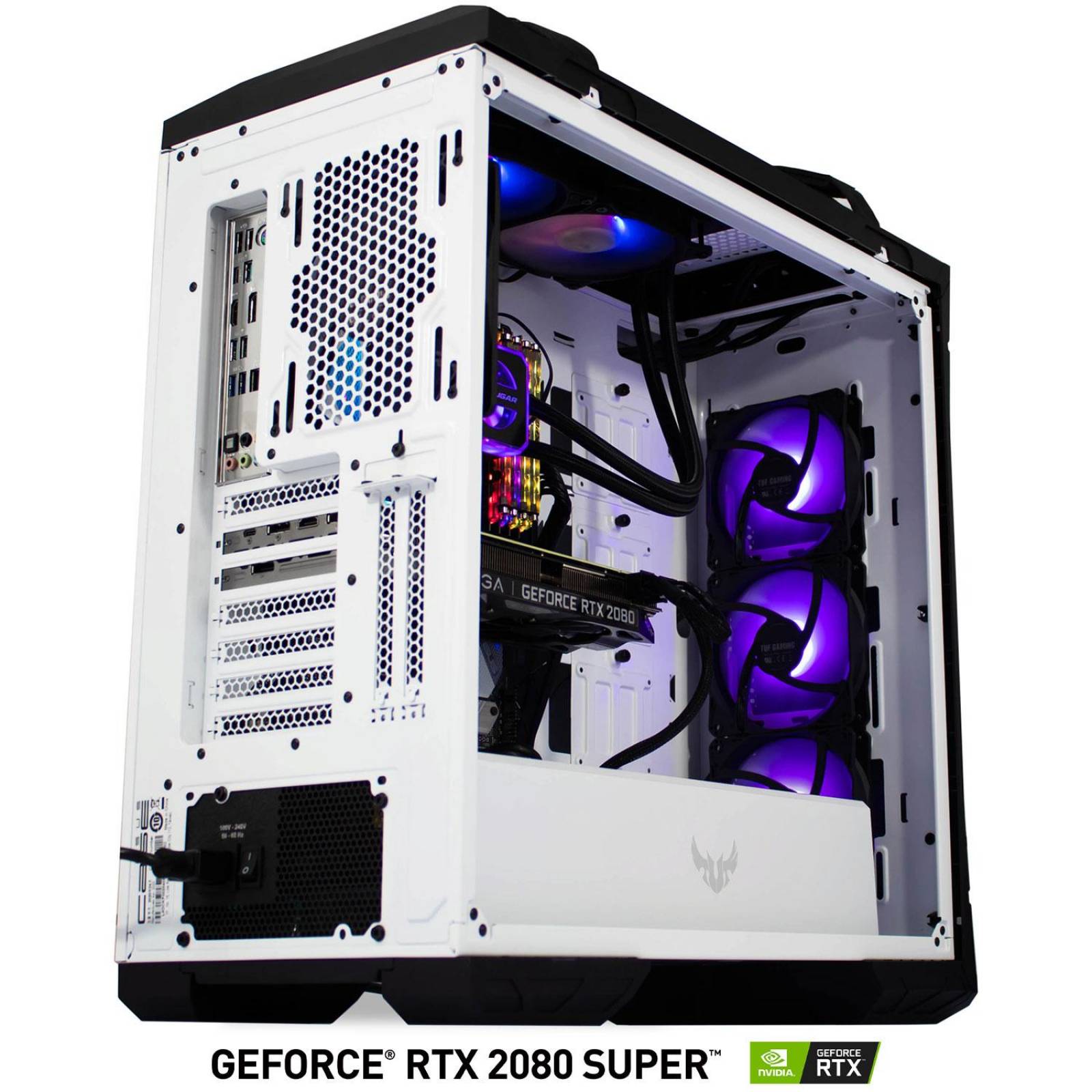 Xtreme PC Gamer TUF Geforce RTX 2080 Super Intel Core I9 32GB SSD 1TB Enfriamiento Liquido 