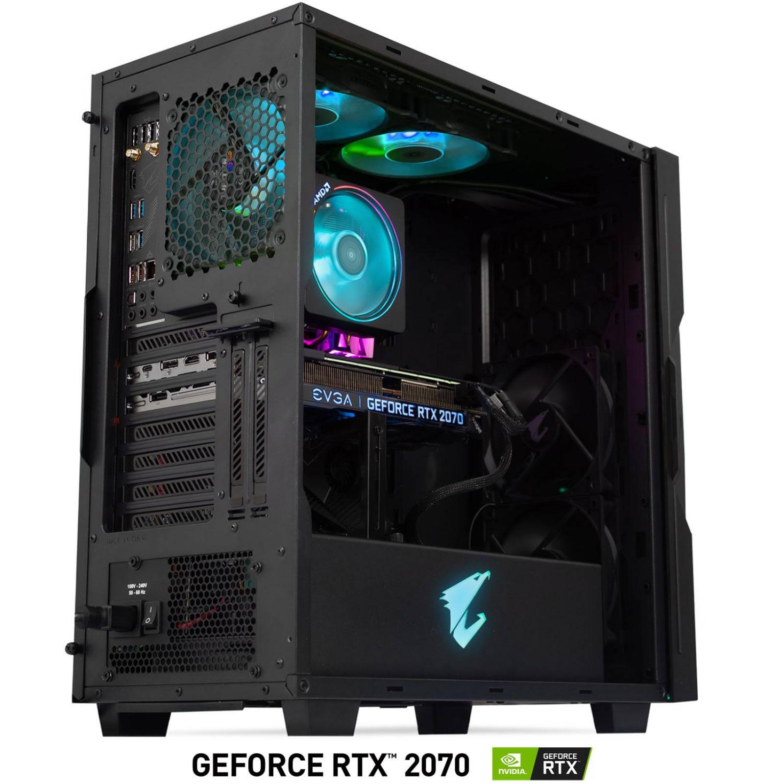 Xtreme PC Gamer Geforce RTX 2070 Super XC Ryzen 7 3800X 32GB SSD 256GB HDD 2TB WIFI 