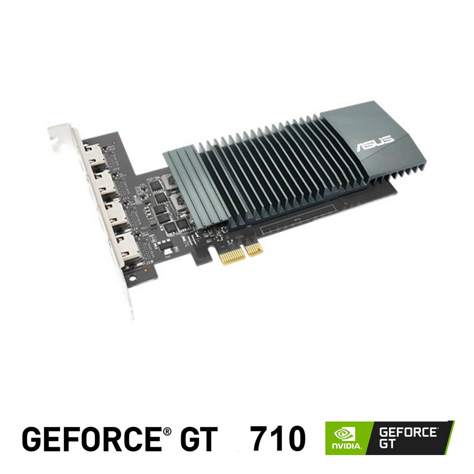 Tarjeta de Video ASUS GeForce GT 710 2GB GDDR5 GT710-4H-SL-2GD5