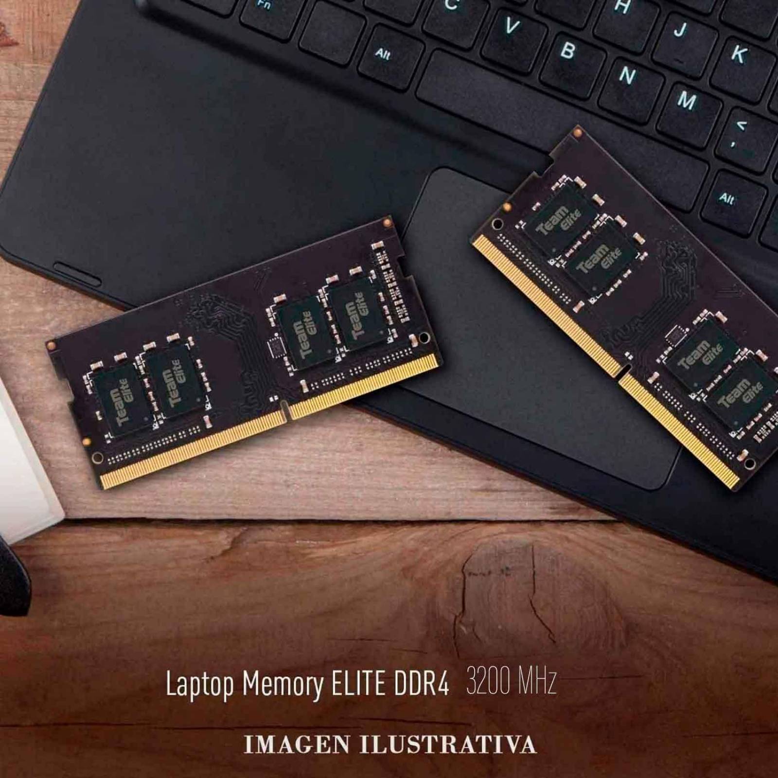 Memoria RAM DDR4 16GB 3200MHz TEAMGROUP ELITE Laptop TED416G3200C22-SBK