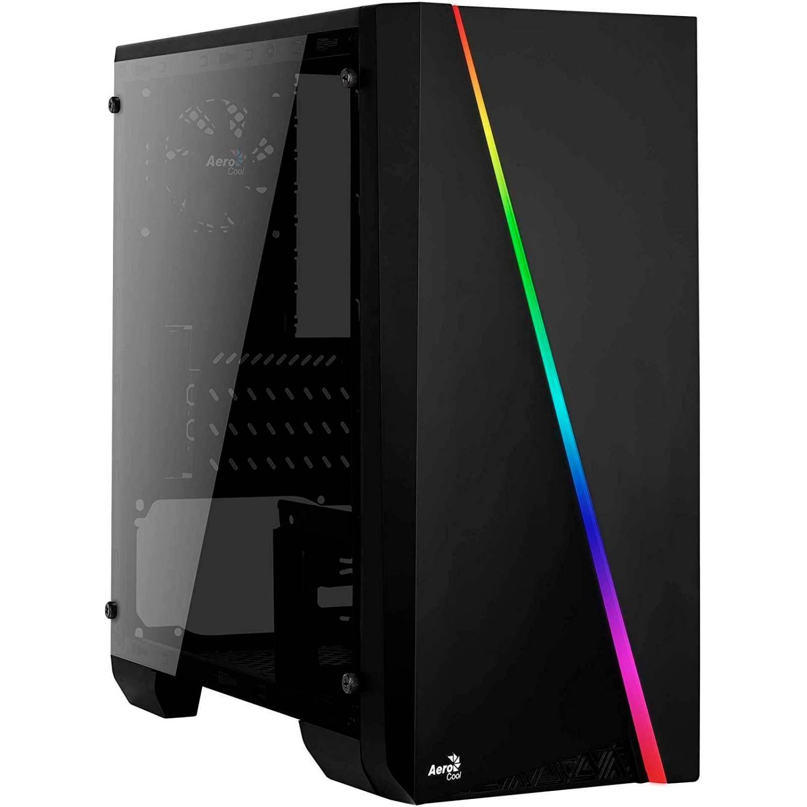 Gabinete Gamer AEROCOOL Cyclon Mini Torre ATX Ventana Acrilico RGB 