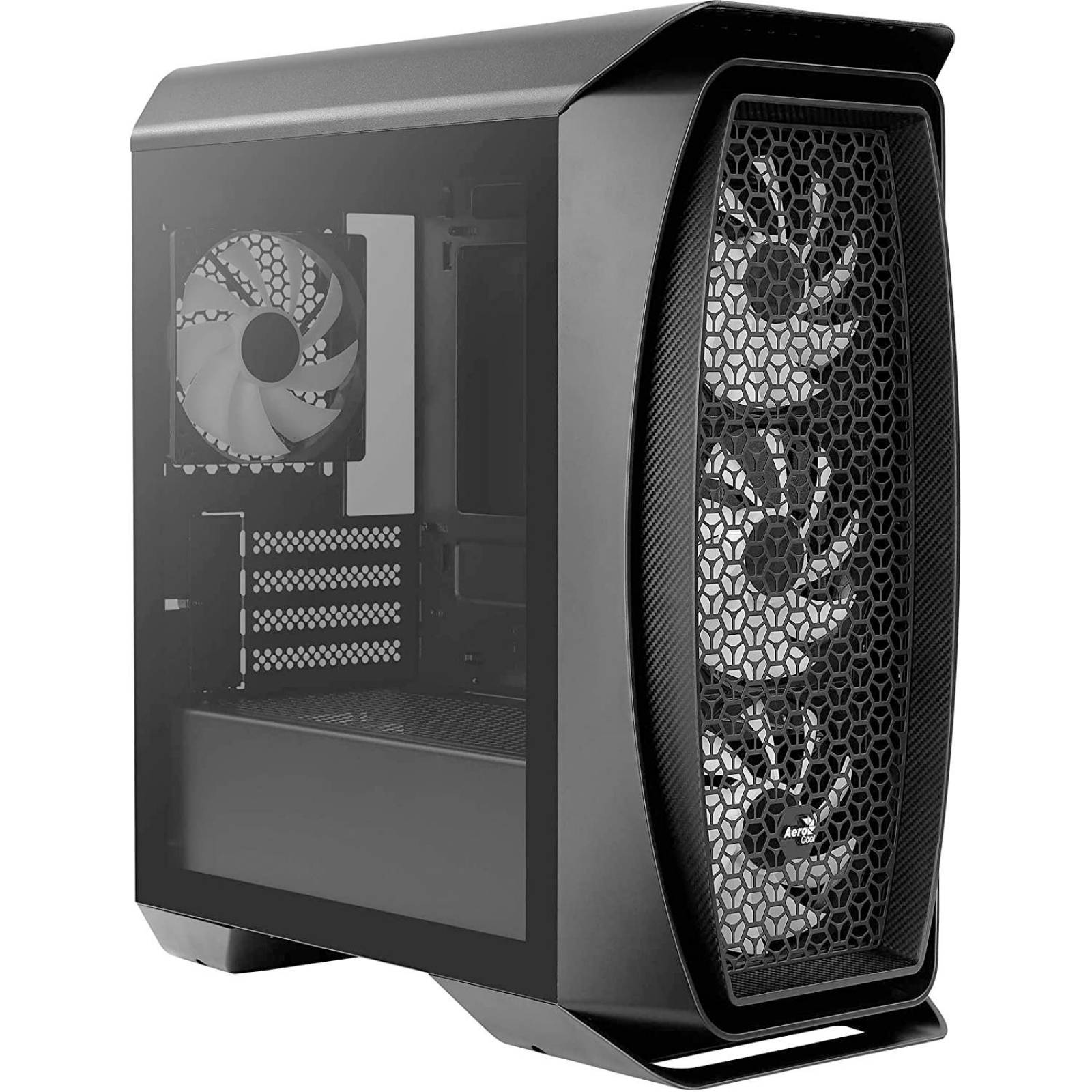 Gabinete Gamer AEROCOOL Aero One Mini Frost Cristal Templado ATX RGB