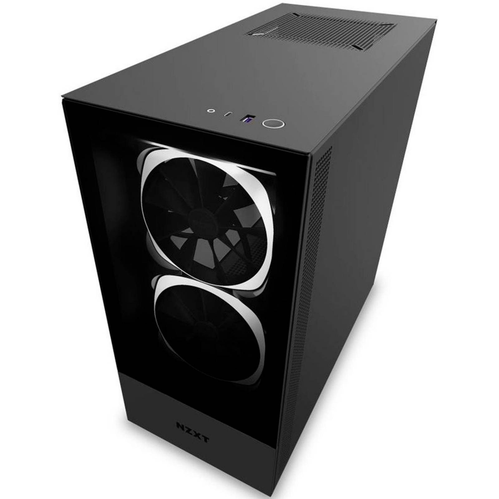 Gabinete Gamer NZXT H510 Elite RGB Cristal Templado CA-H510E-B1 