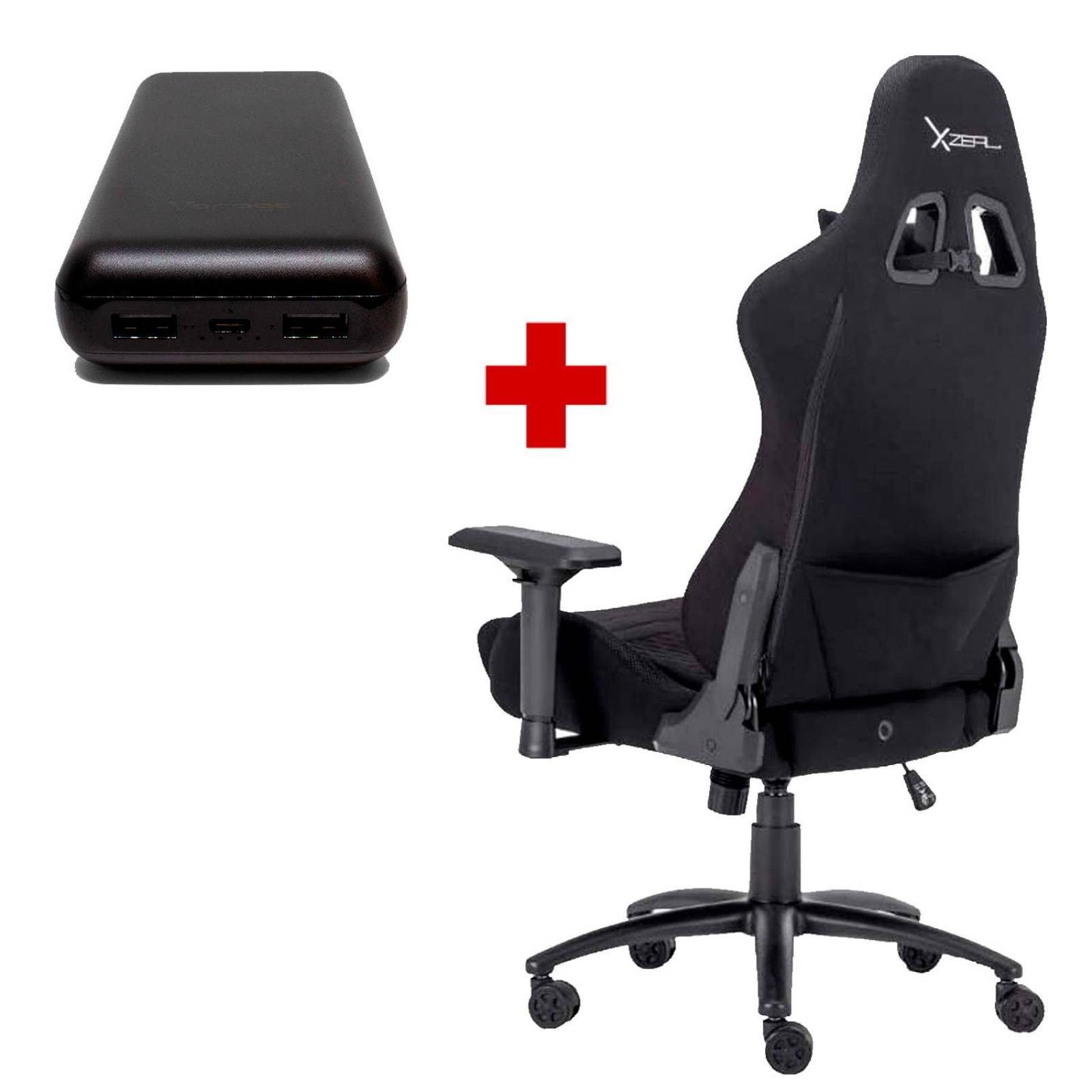 Kit Silla Gamer XZEAL Ergonomica Reclinable RGB + Power Bank