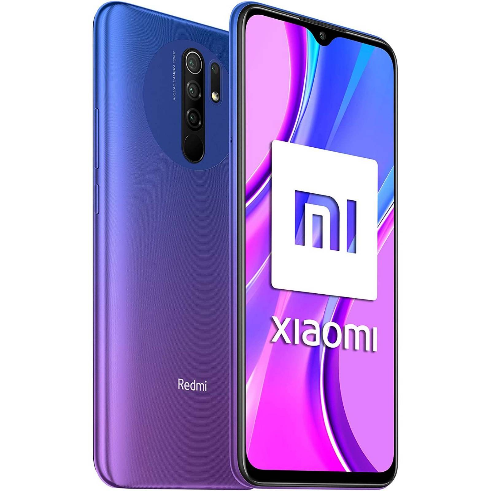 Celular XIAOMI Redmi 9 4GB 64GB 6.53" FHD+ 4 Camaras 13Mpx 