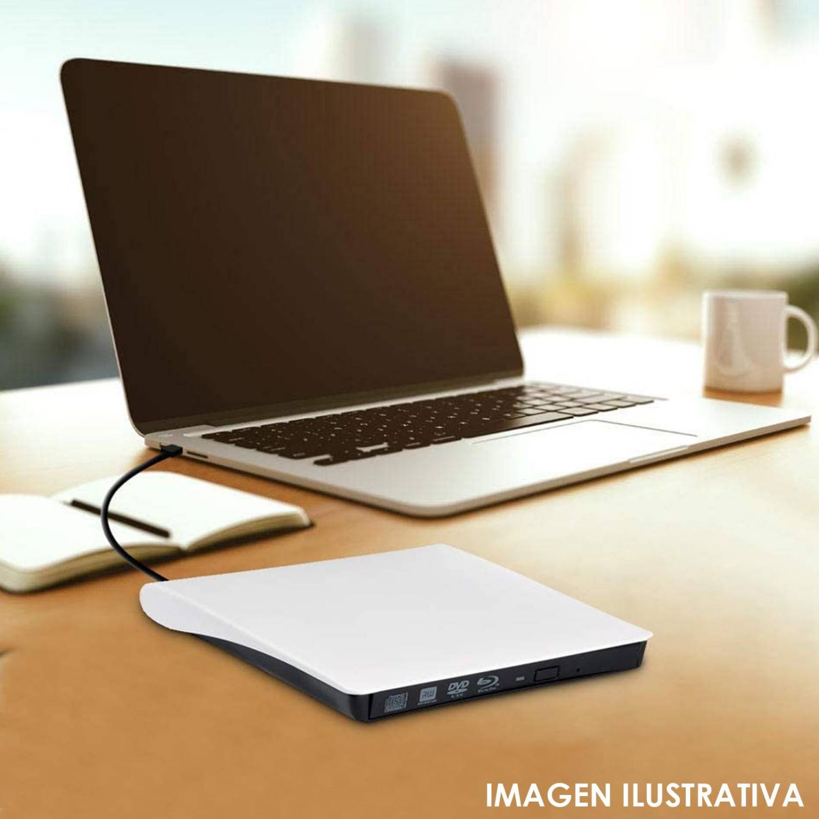 Quemador DVD Externo POP UP Portatil Win MAC Linux USB 3.0