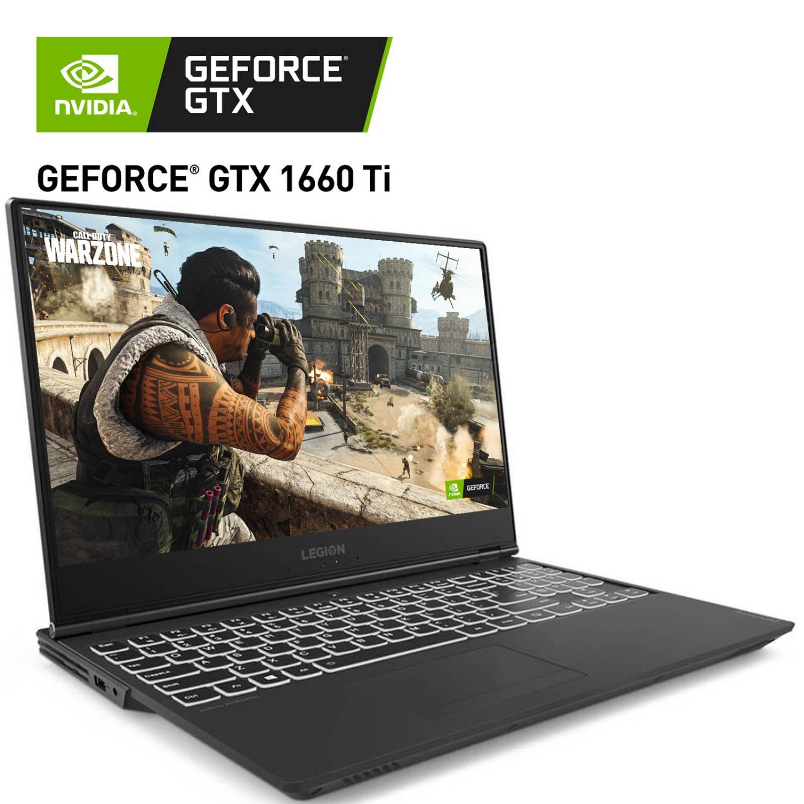 Laptop Gamer Lenovo LEGION Geforce GTX 1660 TI I7 9750H 16GB SSD 128GB 1TB 15.6 