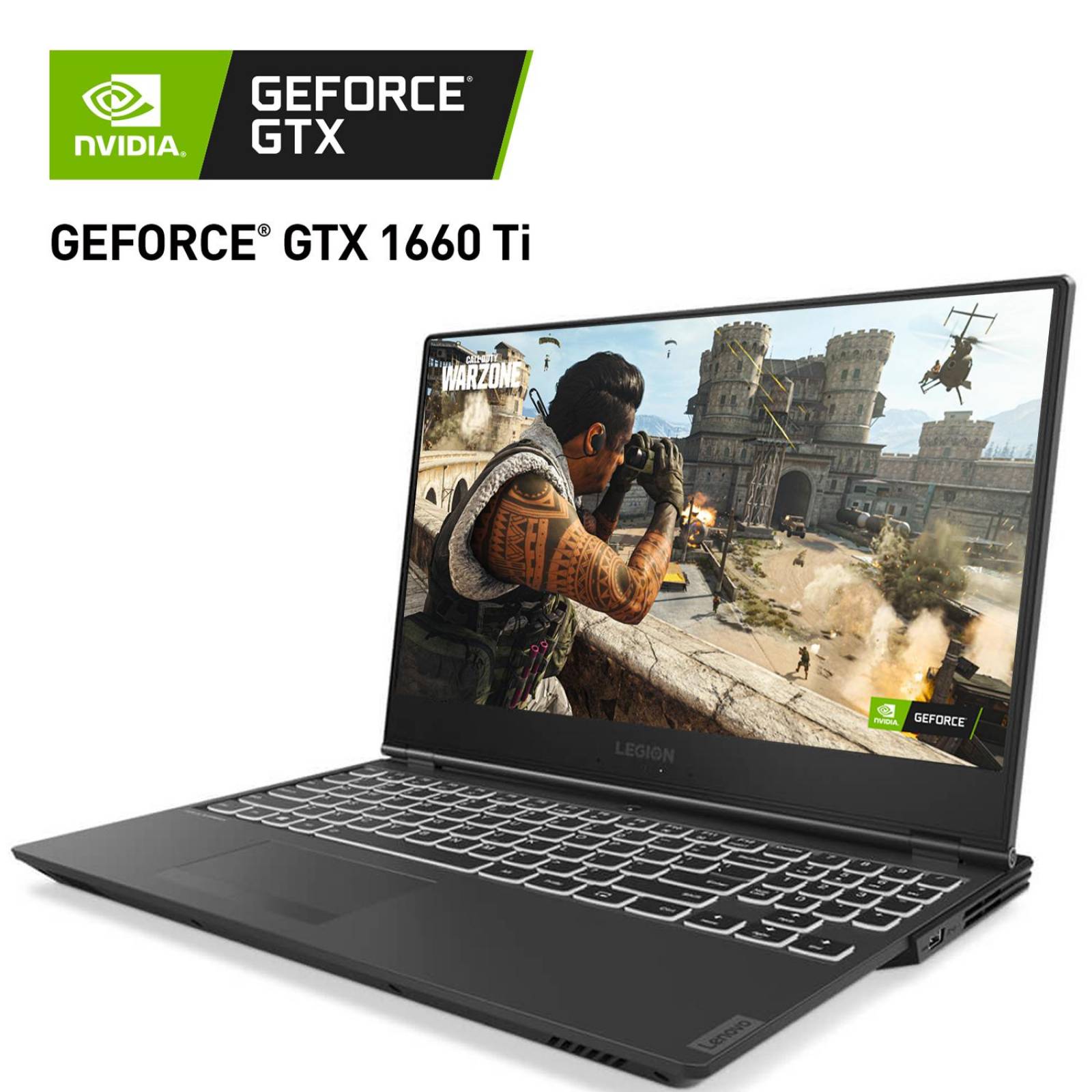 Laptop Gamer Lenovo LEGION Geforce GTX 1660 TI I7 9750H 16GB SSD 128GB 1TB 15.6 
