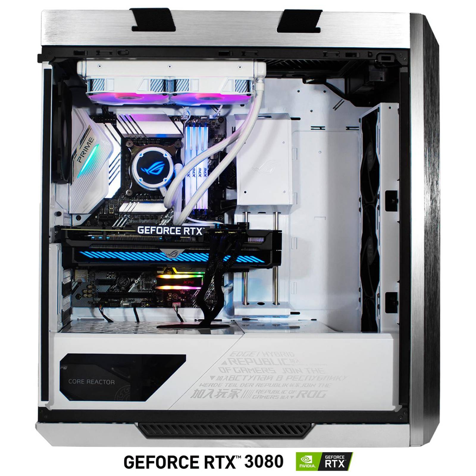 Xtreme PC Gamer PBA ROG Geforce RTX 3080 Intel Core I9 10900KF 32GB SSD 2TB Sistema Liquido 