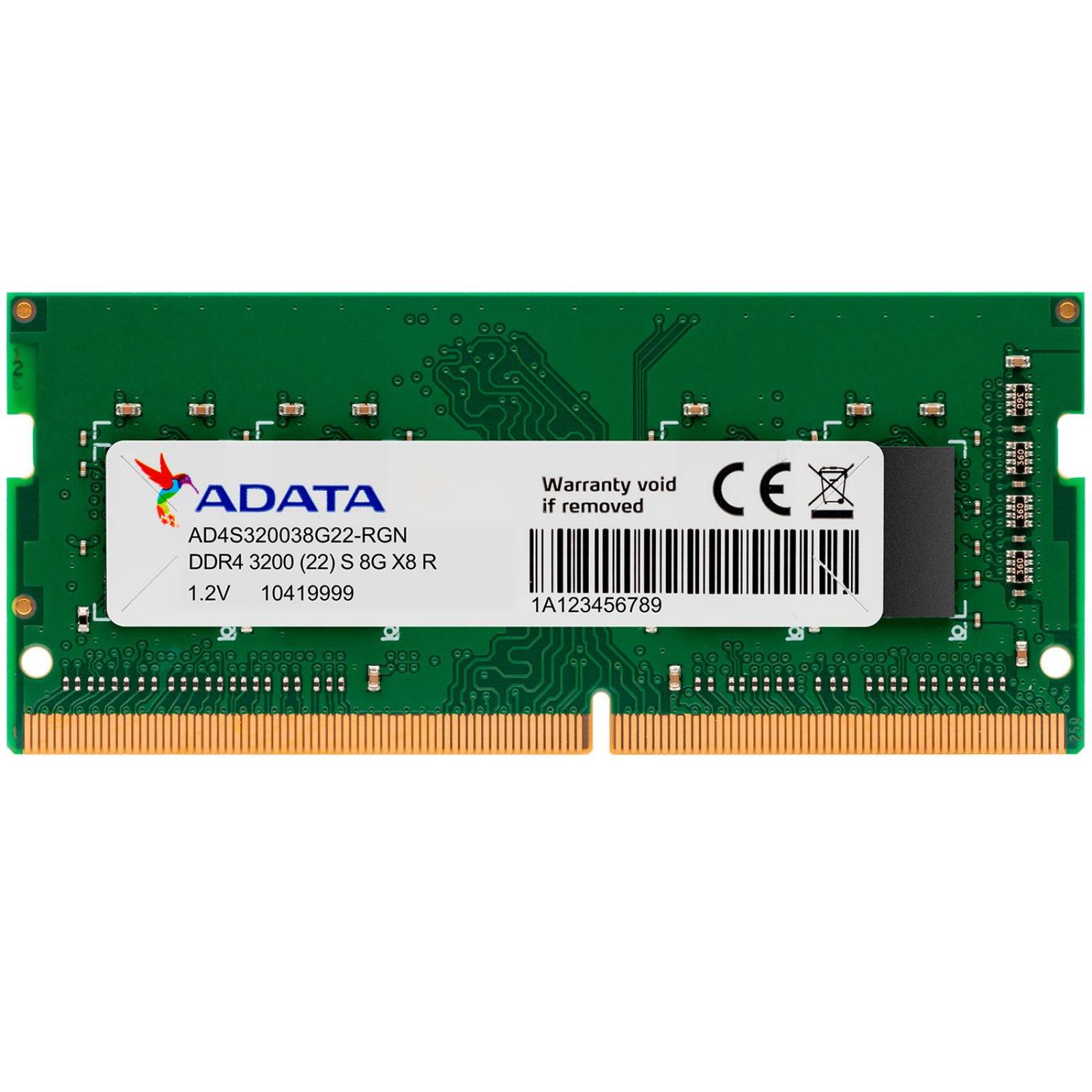 Memoria RAM DDR4 8GB 3200MHz ADATA Premier Laptop AD4S32008G22-SGN