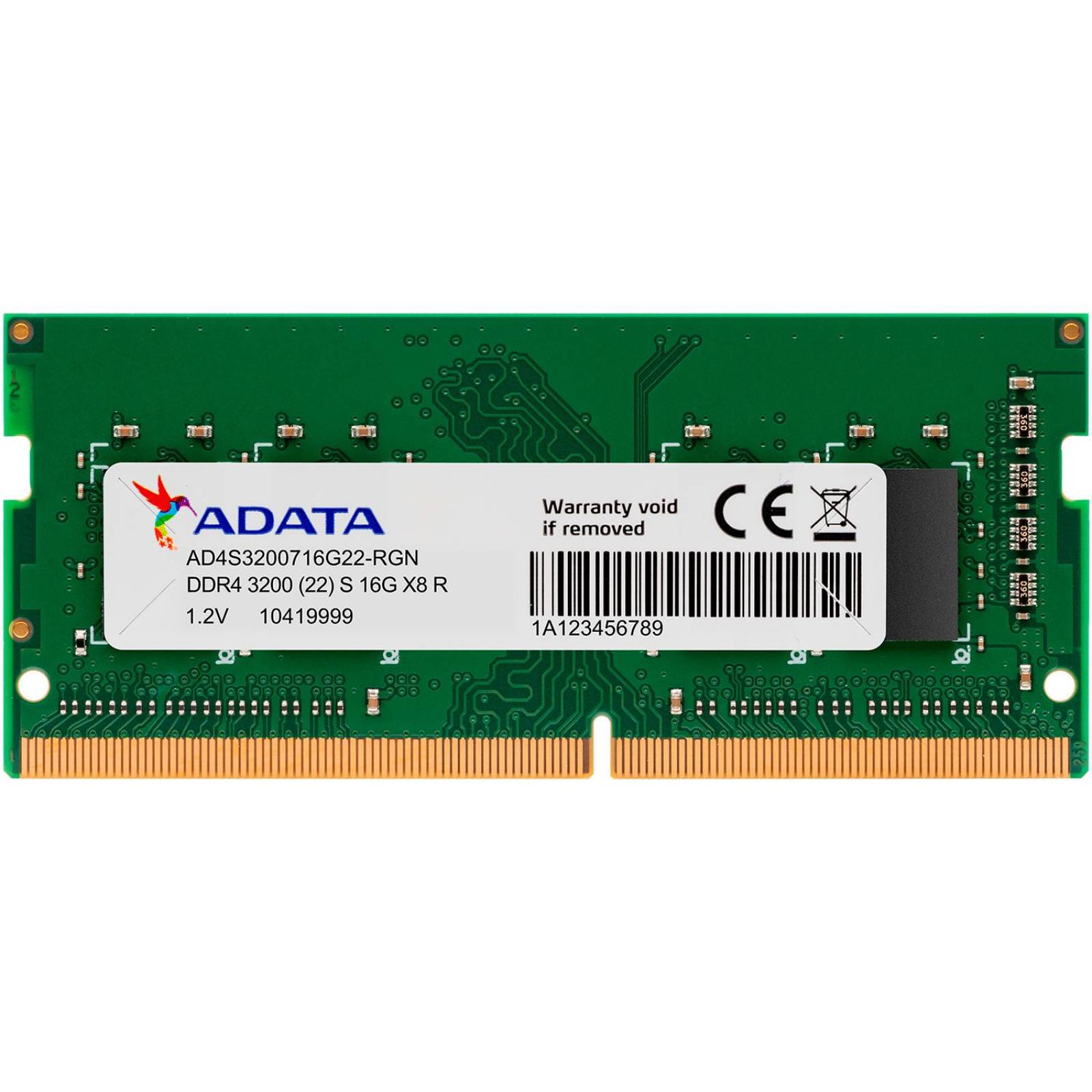 Memoria RAM DDR4 16GB 3200MHz ADATA Premier Laptop AD4S3200716G22-SGN 