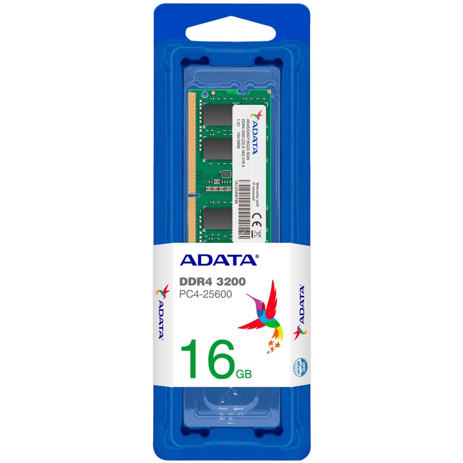 Memoria RAM DDR4 16GB 3200MHz ADATA Premier Laptop AD4S3200716G22-SGN