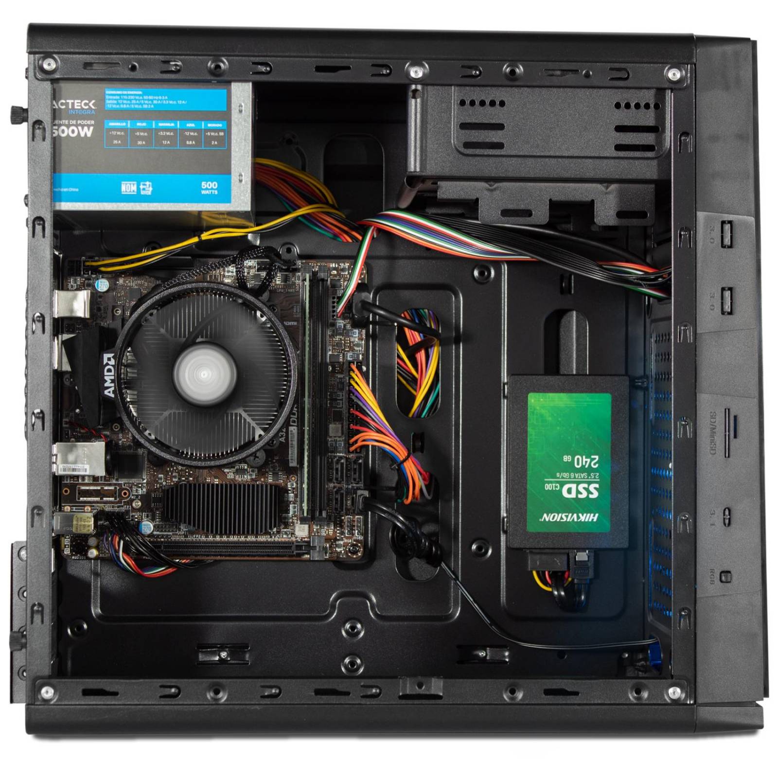 Xtreme PC Gamer AMD Radeon Vega 8 Ryzen 3 Pro 8GB SSD 240GB RGB 