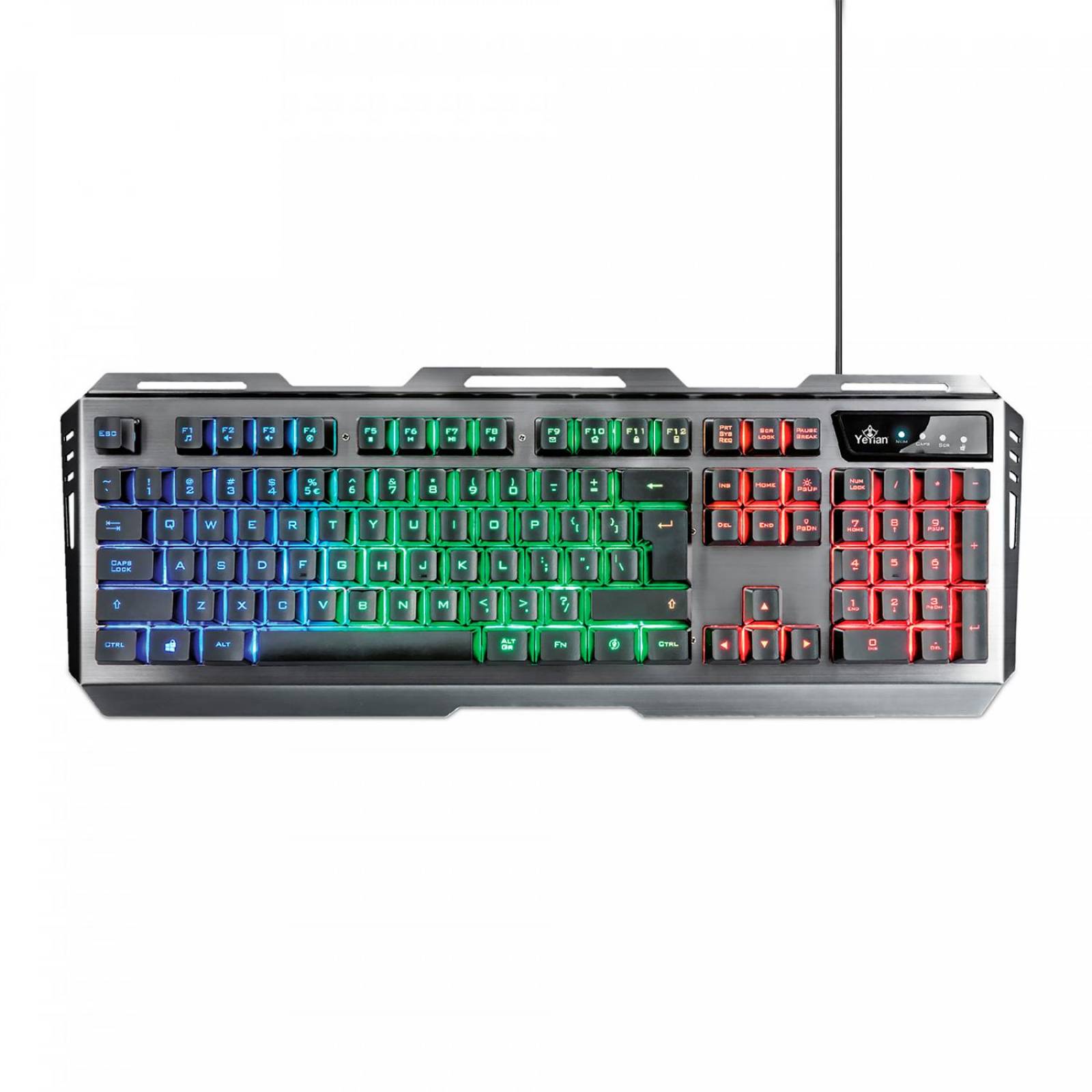 Kit teclado y mouse Gamer YEYIAN Phoenix 3000 3200DPI RGB USB YKP-20706 