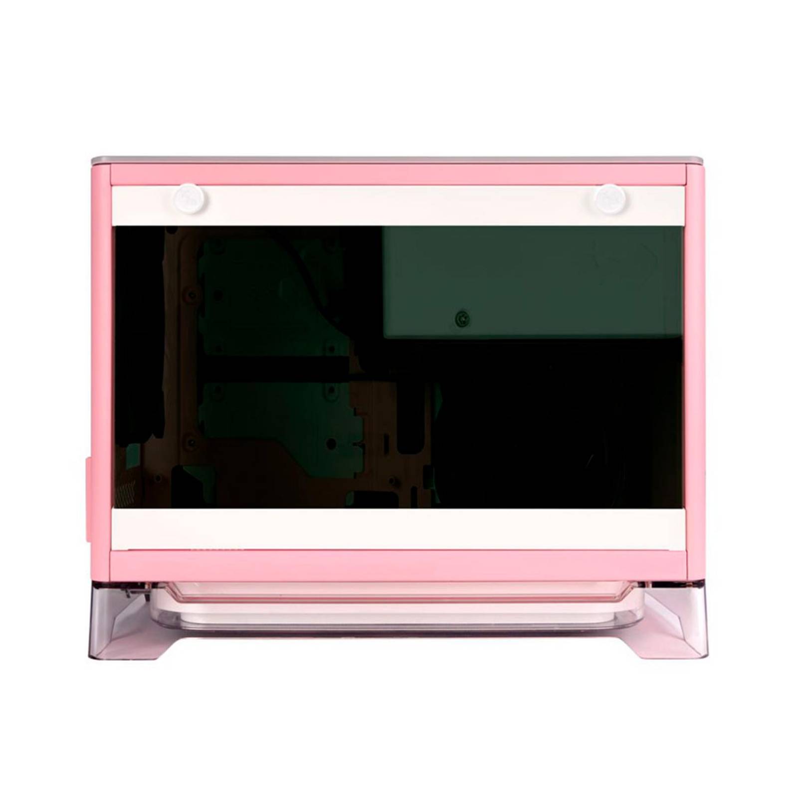 Gabinete IN WIN A1 PLUS Mini ITX Fuente 650W USB 3.0 Cristal Templado Rosa IW-A1PLUS-PINK 