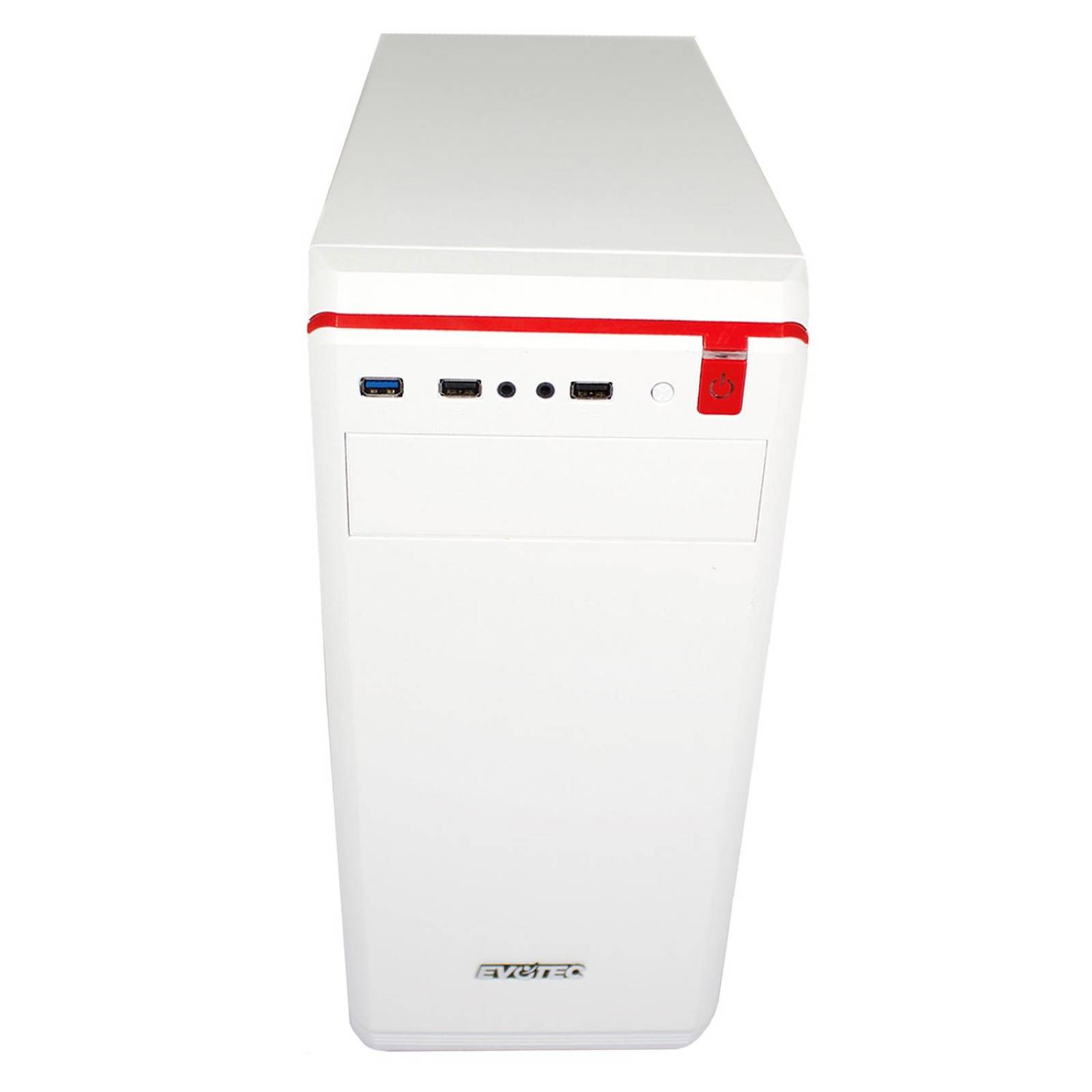 Gabinete EVOTEC EV-1009 ATX 600W USB Blanco