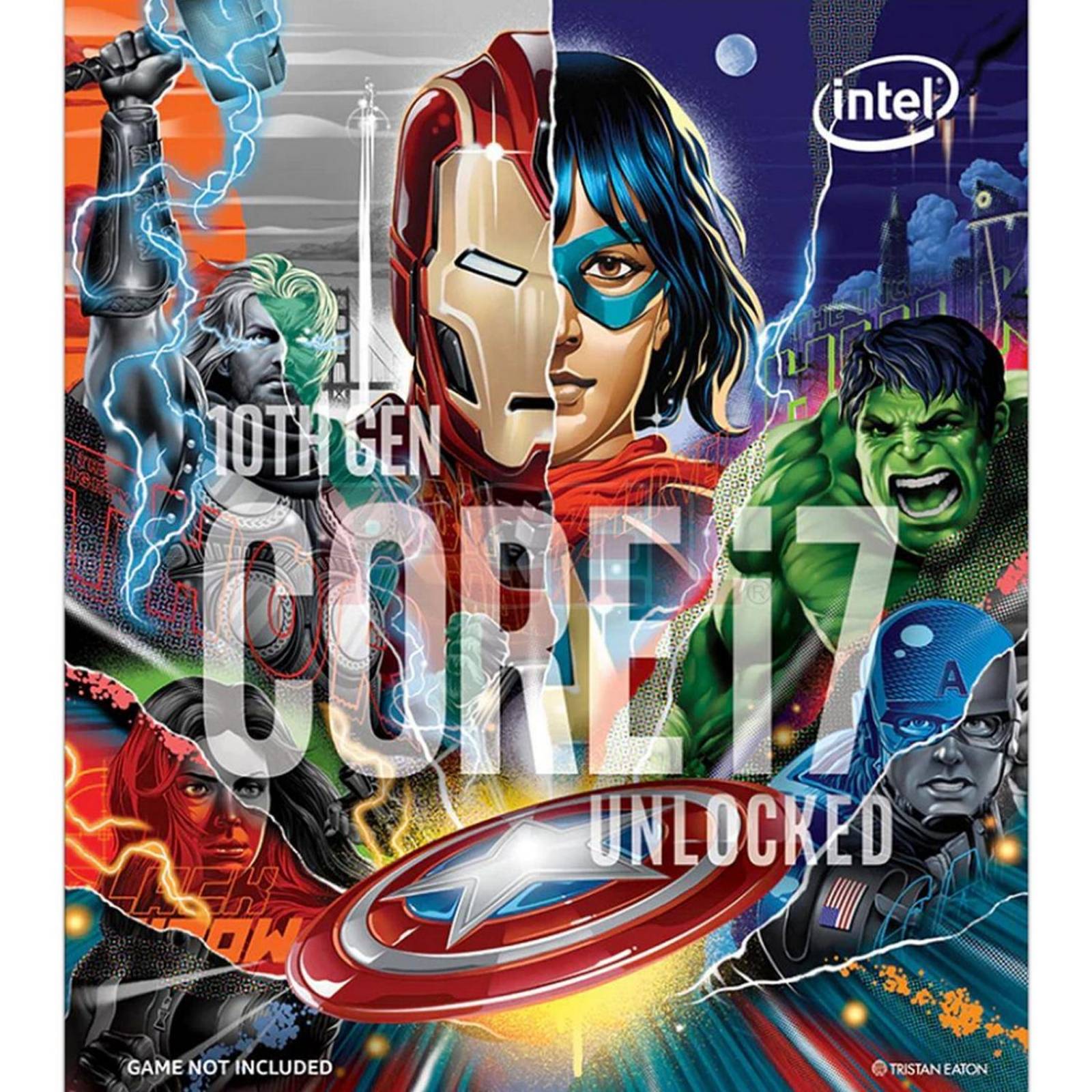 Procesador INTEL Core I7 10700K Avengers 3.8 GHz 8 Core 1200 BX8070110700KA 