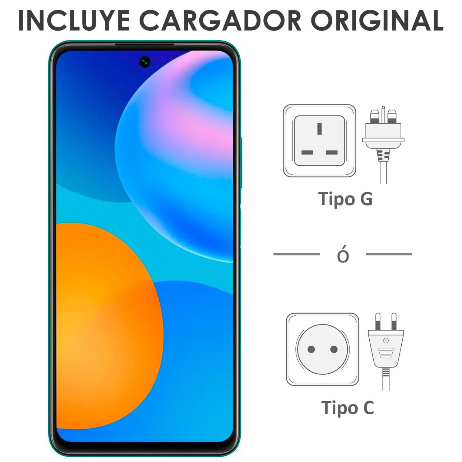 Celular HUAWEI PSmart 2021 4GB 128GB 6.67" FHD+ 4 Cámaras 48MP