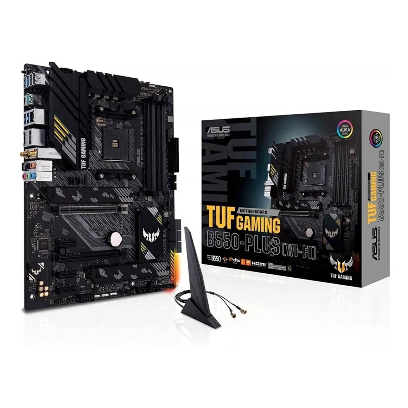 Tarjeta Madre ASUS TUF Gaming B550-Plus WiFi AM4 DDR4 ATX