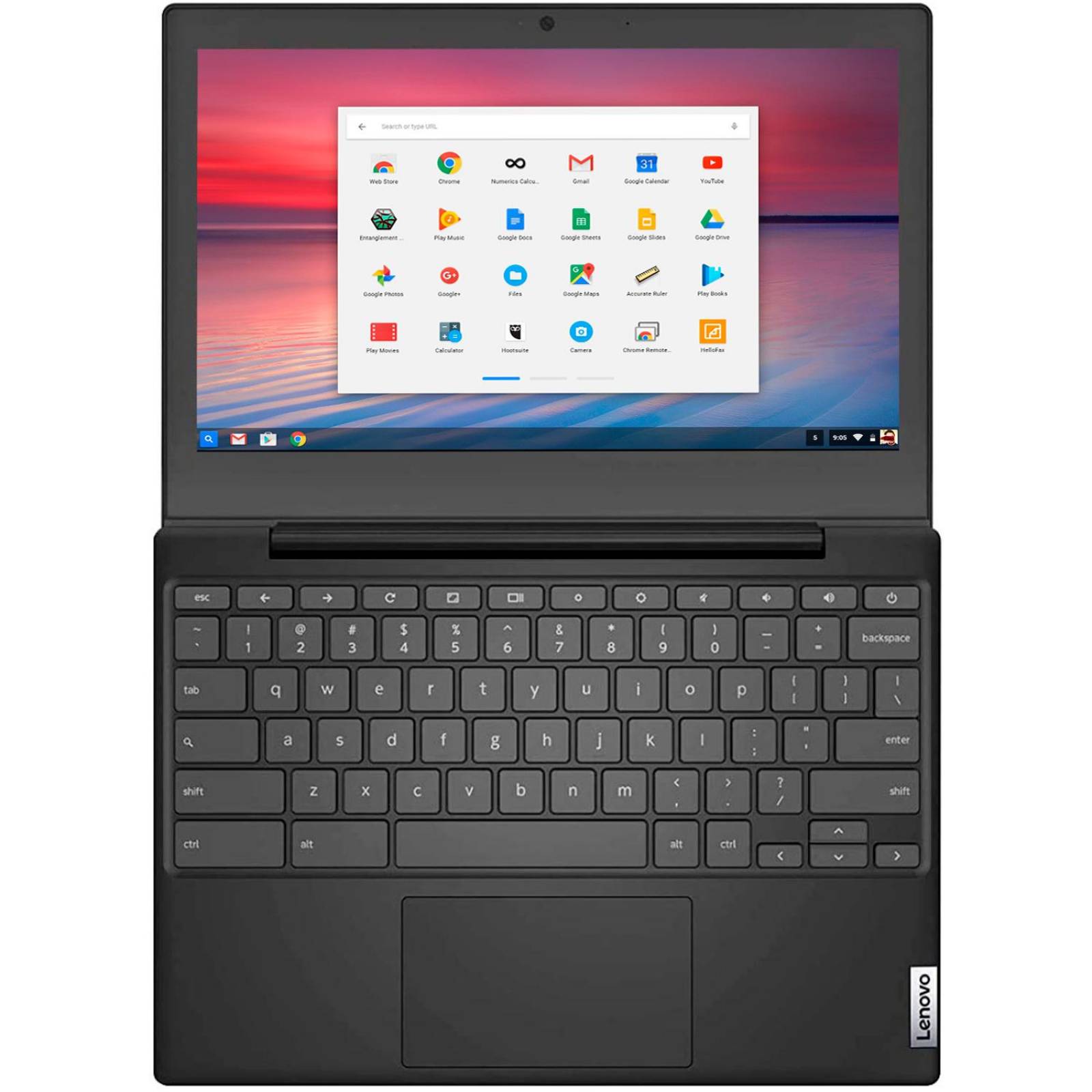 Laptop LENOVO CHROMEBOOK Intel Dual Core N4020 4GB SSD 32GB Pantalla 11.6 WIFI 