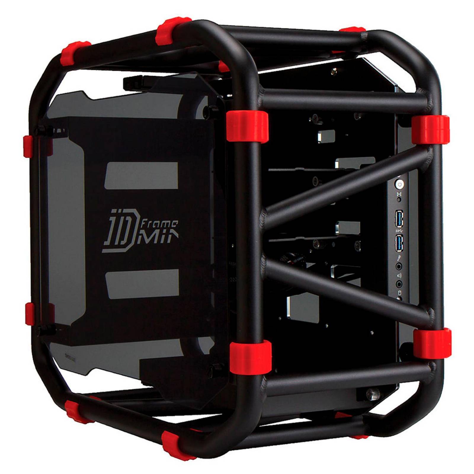 Gabinete Gamer IN WIN D-FRAME MINI BLACK Cristal Templado ITX 