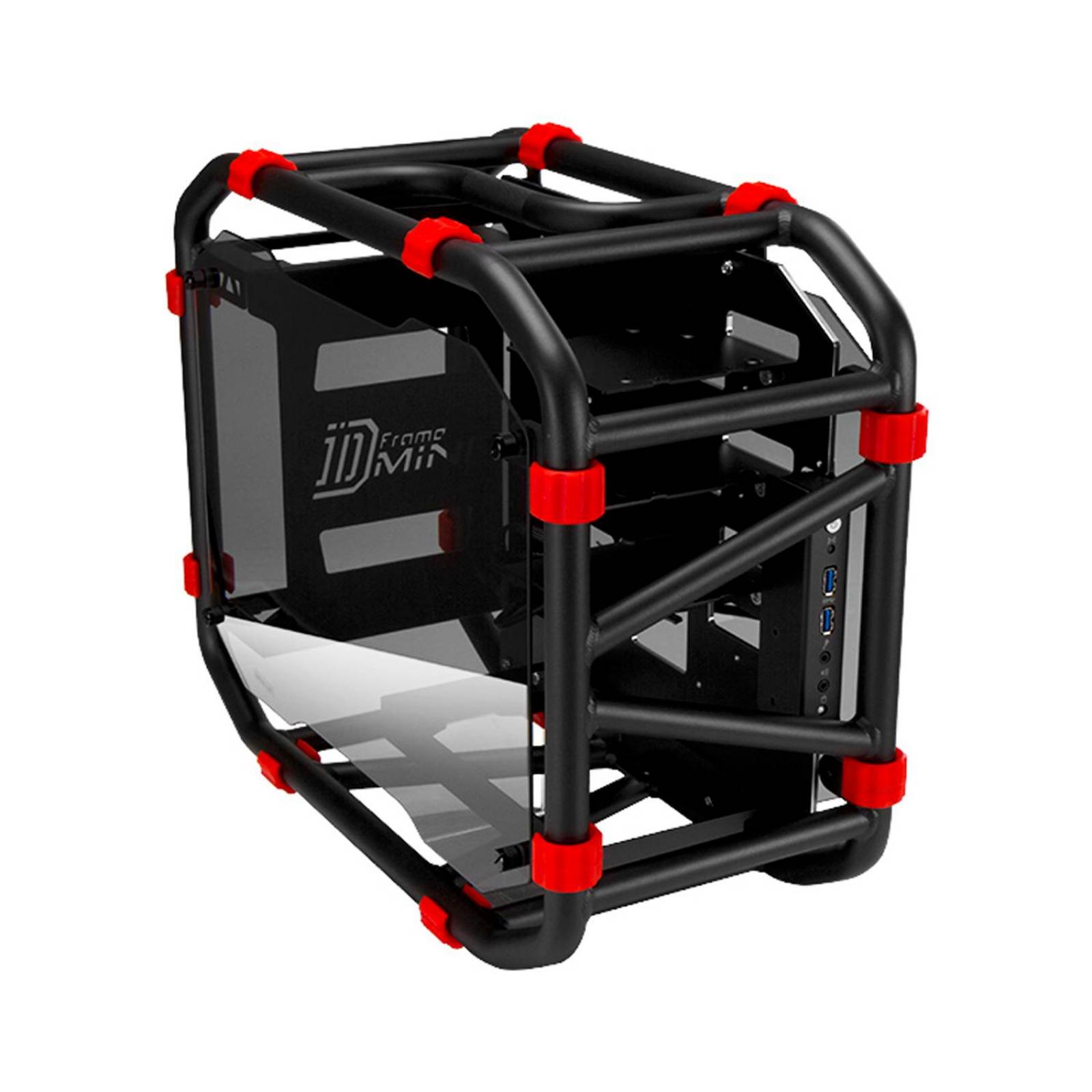Gabinete Gamer IN WIN D-FRAME MINI BLACK Cristal Templado ITX 