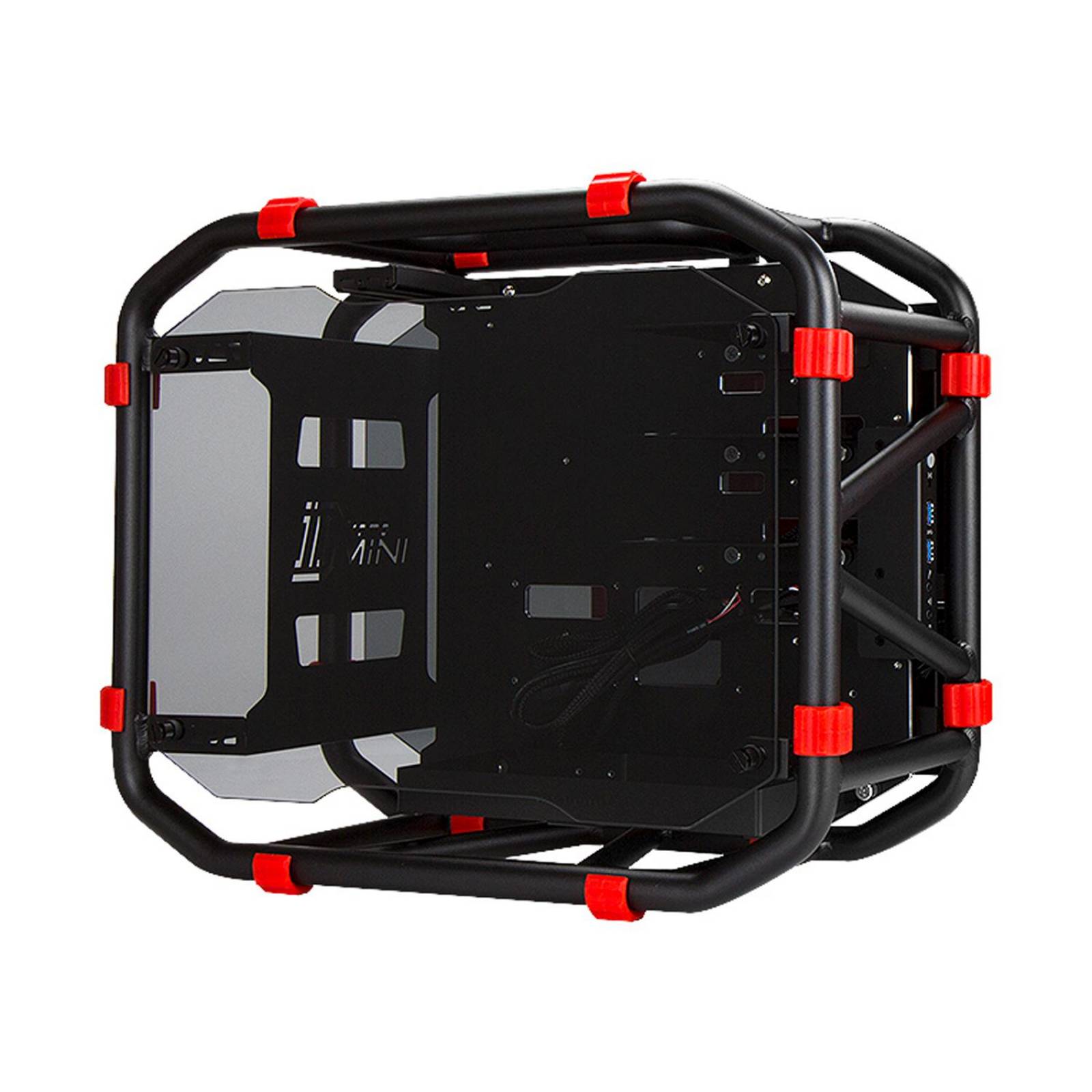 Gabinete Gamer IN WIN D-FRAME MINI BLACK Cristal Templado ITX 