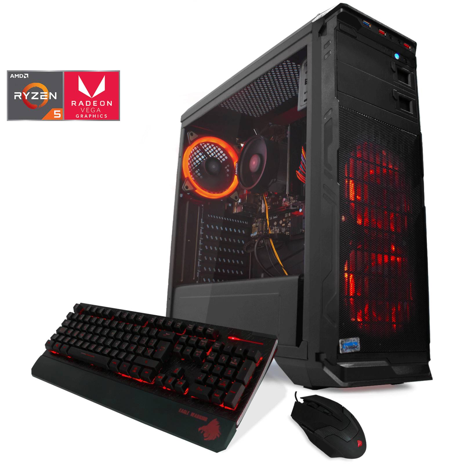 Xtreme PC Gamer AMD Radeon Vega 11 Ryzen 5 3400G 8GB 1TB 