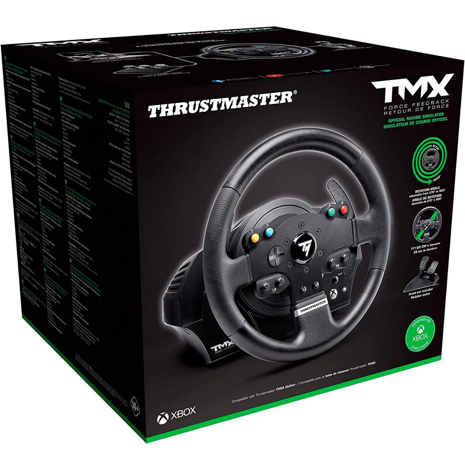 Volante Thrustmaster Tmx Pro Force Feedback Pedales Xbox Series Pc