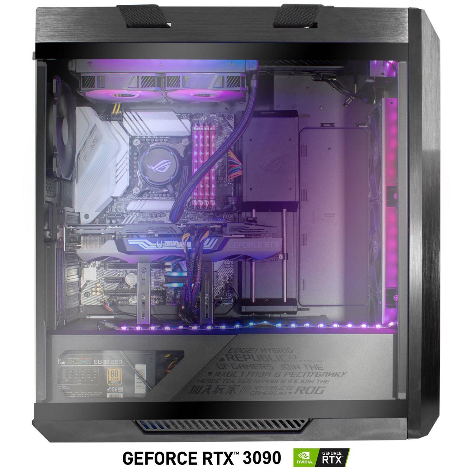 Xtreme PC Gamer PBA ROG Geforce RTX 3090 Intel Core I9 10900KF 32GB SSD 14TB Sistema Liquido 