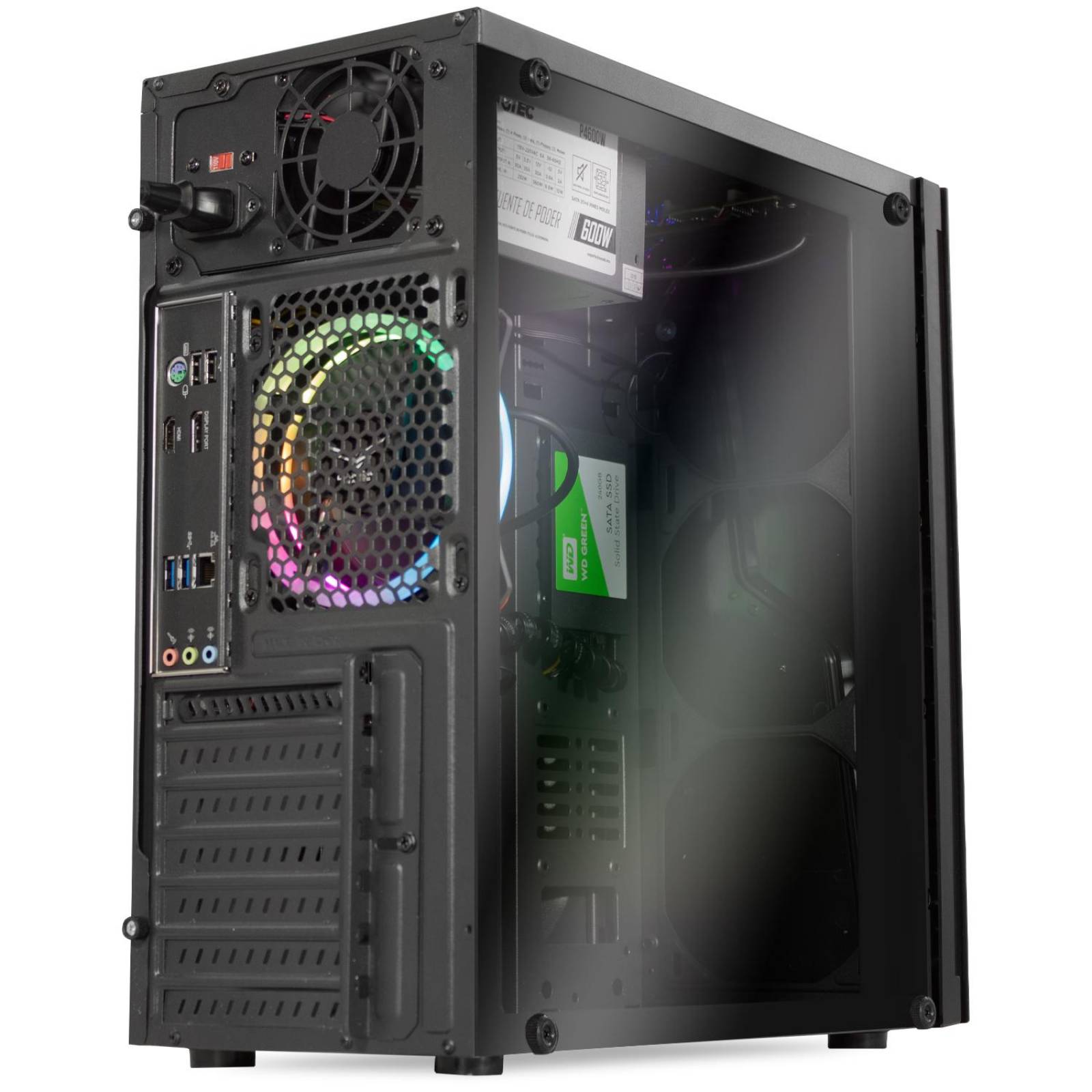 Xtreme PC Gamer Amd Radeon Vega 8 Ryzen 3 8GB SSD Monitor 21.5 WIFI 