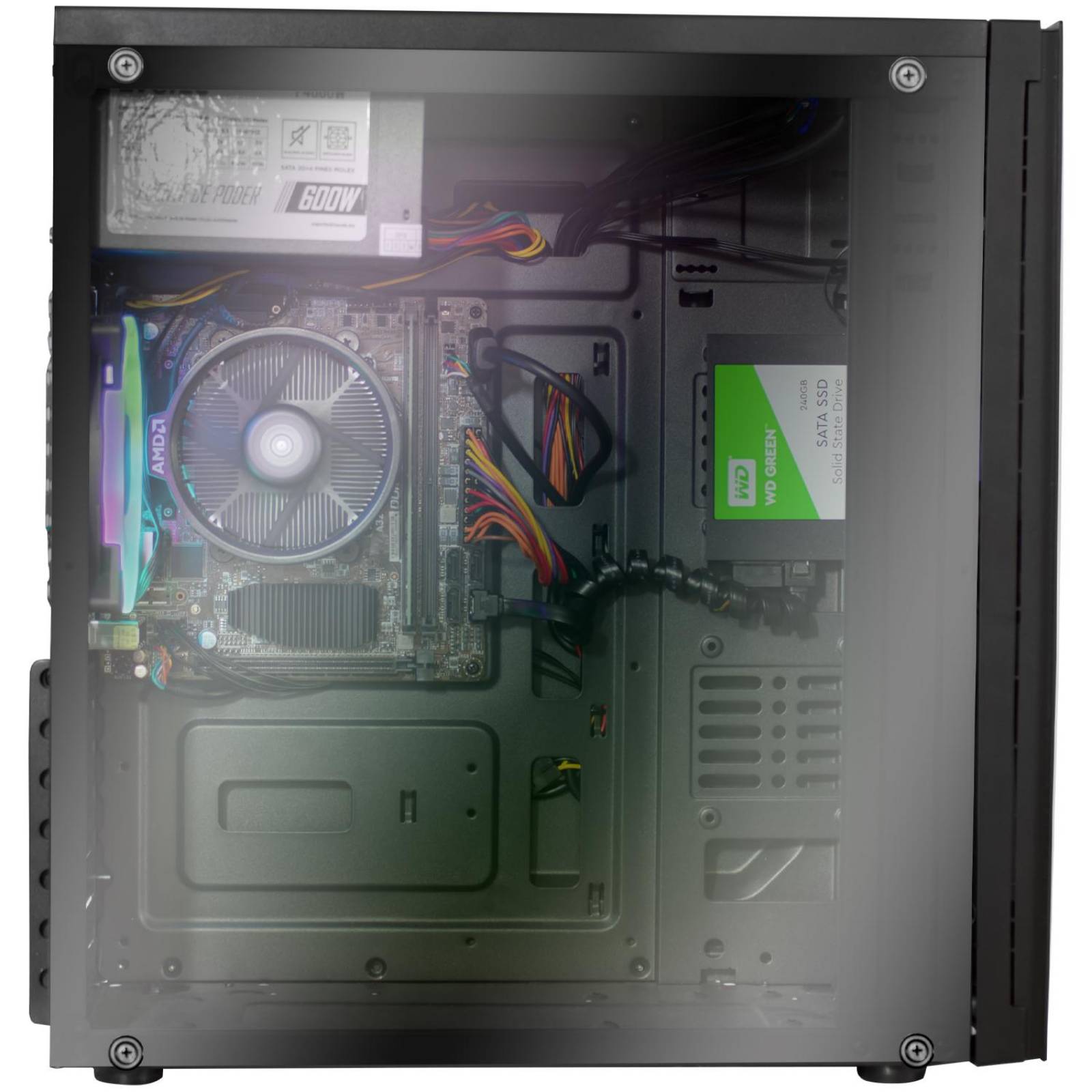 Xtreme PC Gamer Amd Radeon Vega 8 Ryzen 3 8GB SSD Monitor 21.5 WIFI 