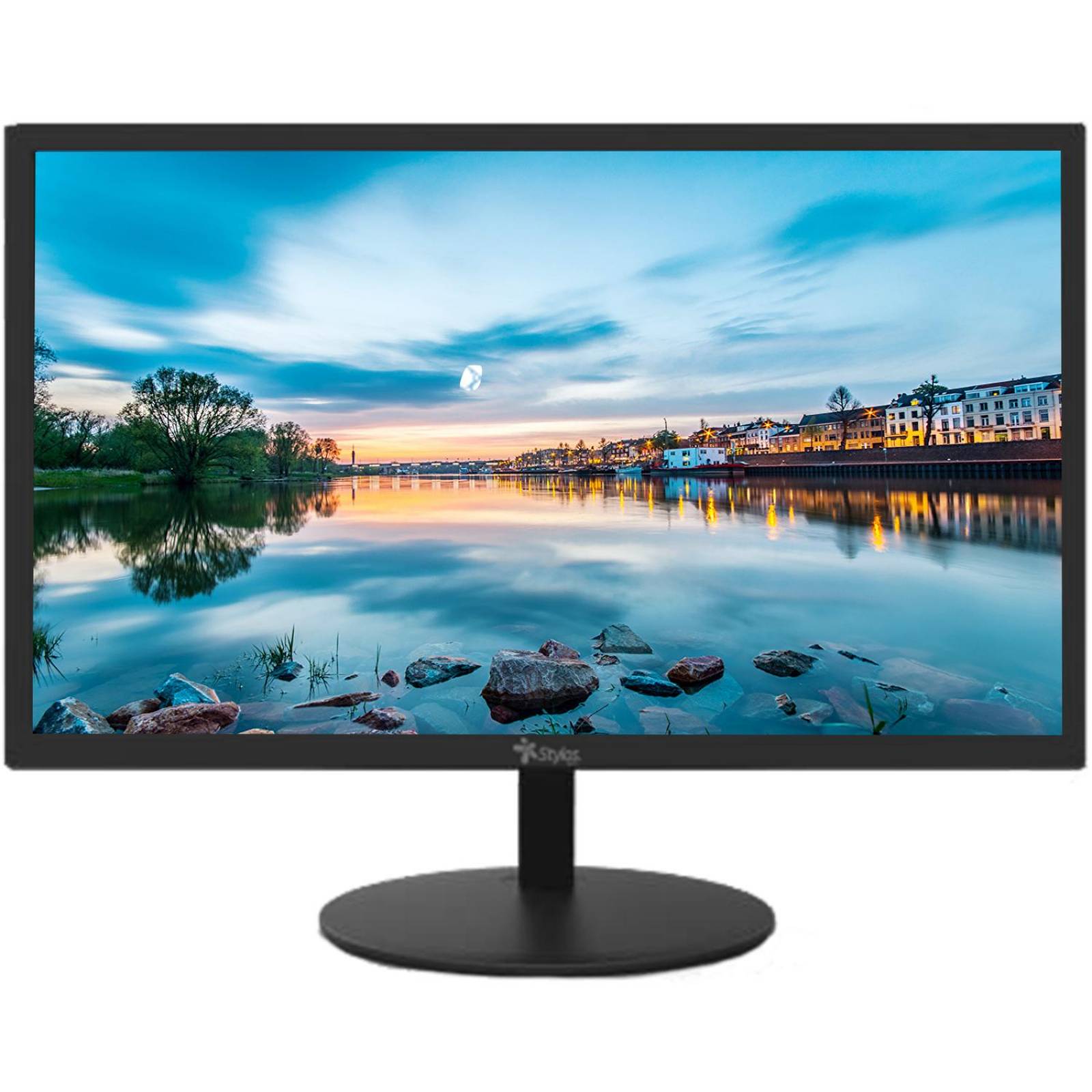 Monitor 18.5 STYLOS 5ms 60Hz LED HD VGA HDMI Displayport STPMOT1B 