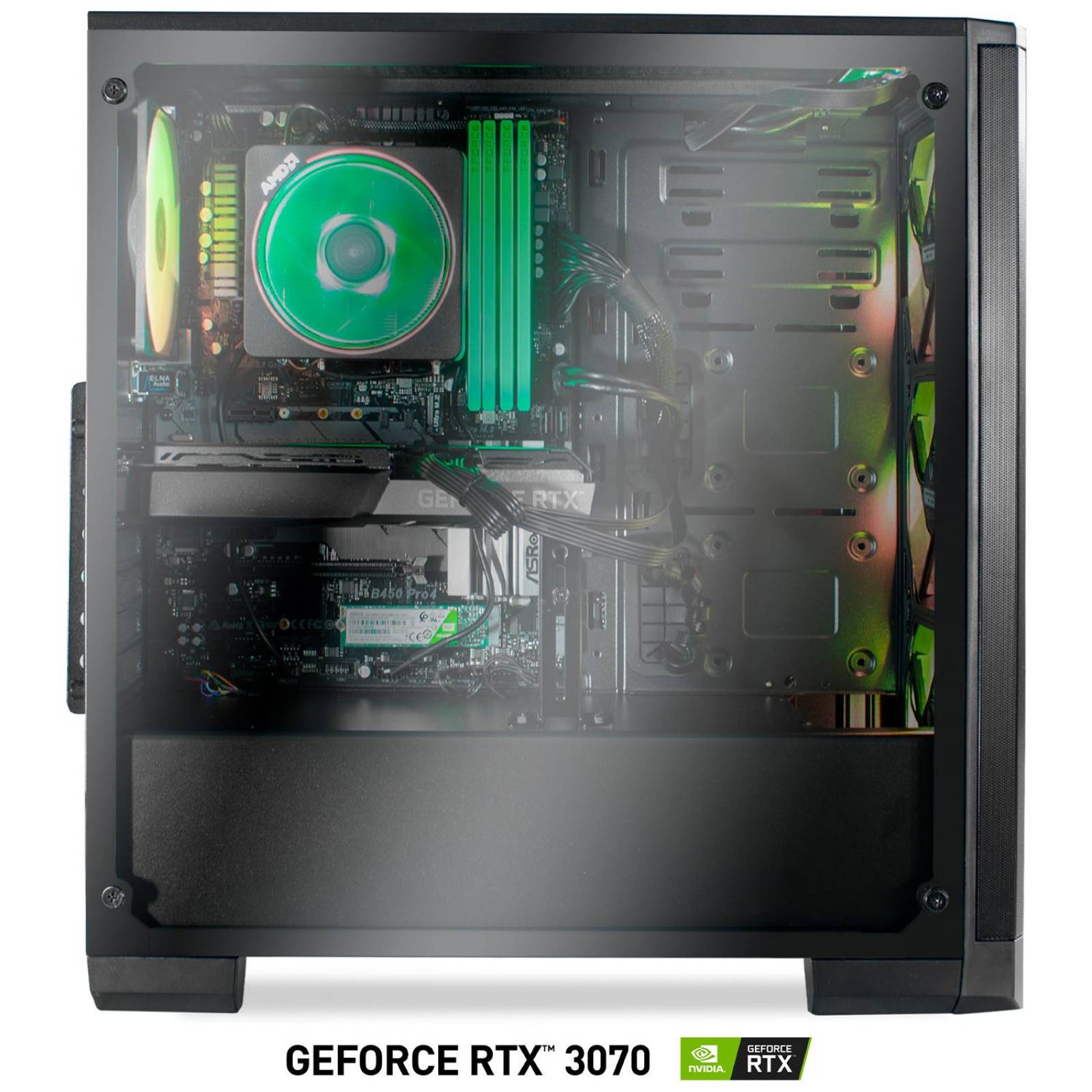 Xtreme PC Gamer Geforce RTX 3070 Ryzen 7 3800X 32GB SSD 480GB 2TB WIFI 
