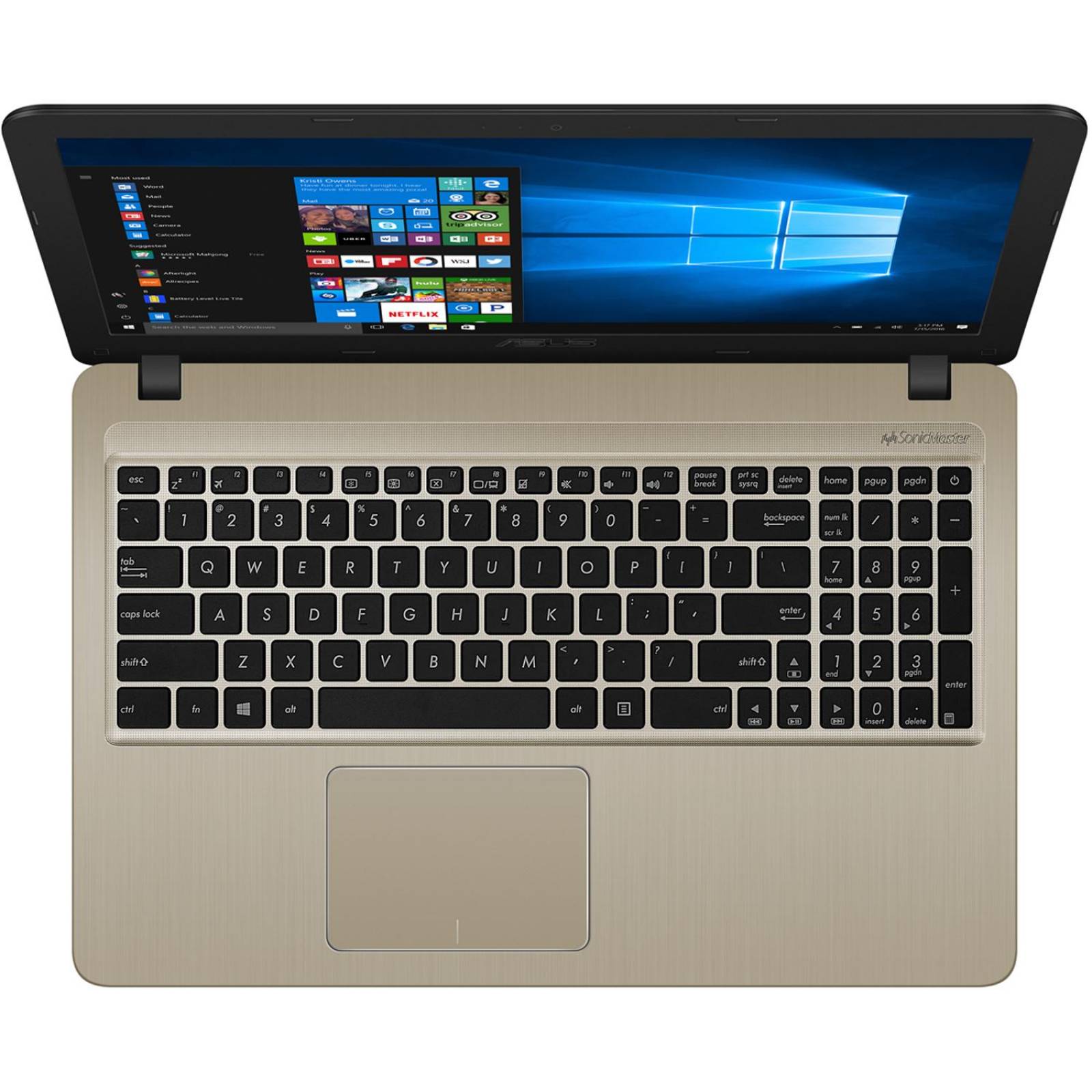 Laptop ASUS VivoBook Intel Celeron N3350 4GB 500GB Pantalla 15.6 WIFI 