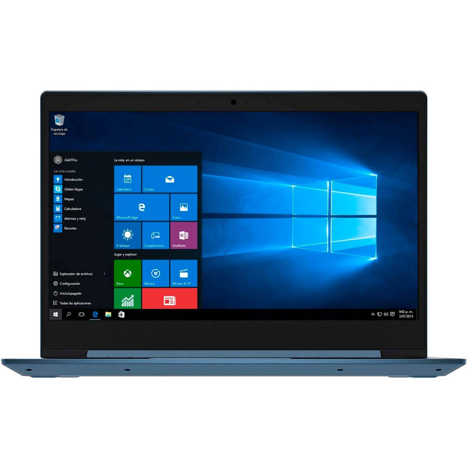 Laptop LENOVO IdeaPad 14IGL05 Pentium N5030 4GB SSD 128GB 14 81VU000JUS Reacondicionado 