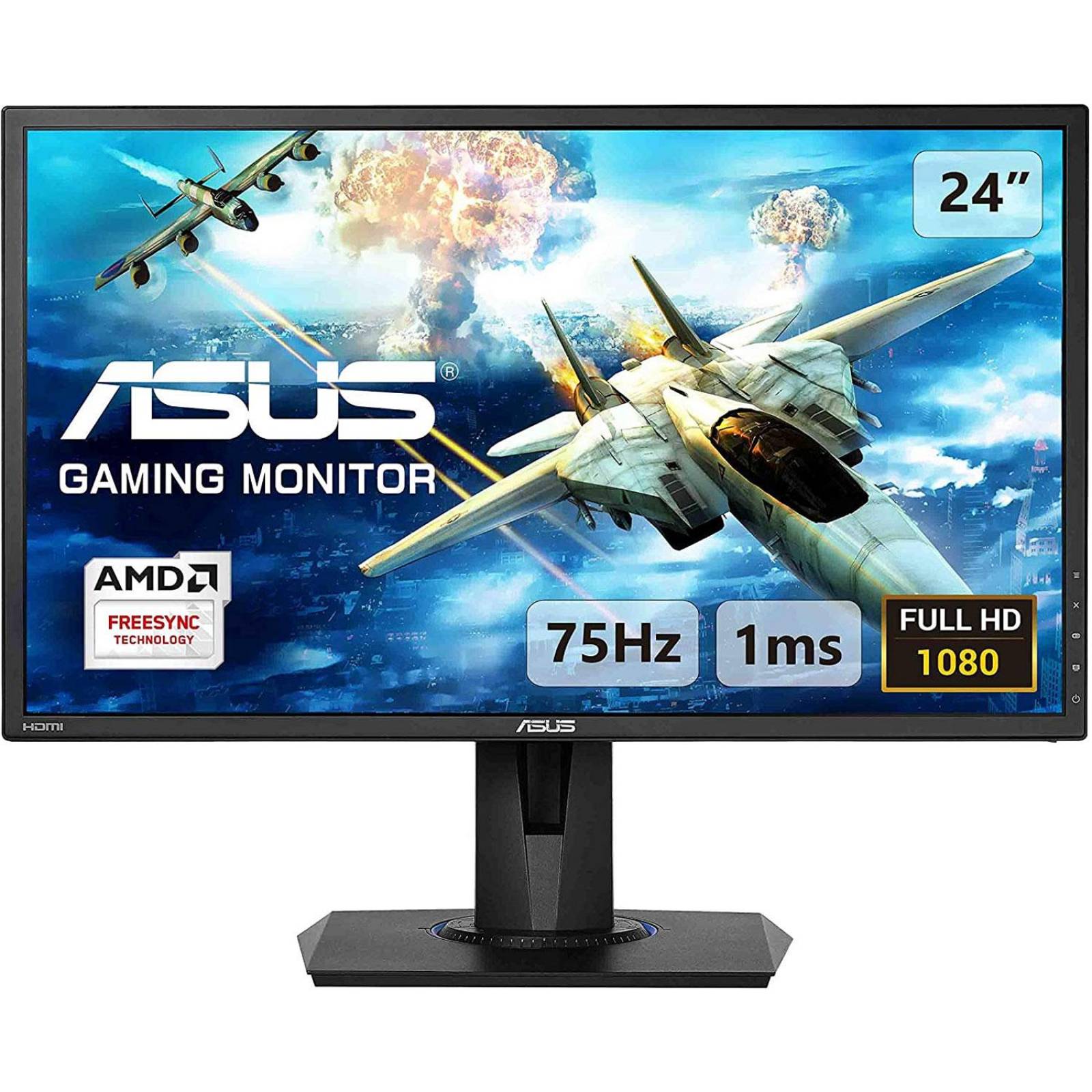 Monitor Gamer 24 ASUS VG245H Full HD TN 75Hz 1ms HDMI Altavoces FreeSync