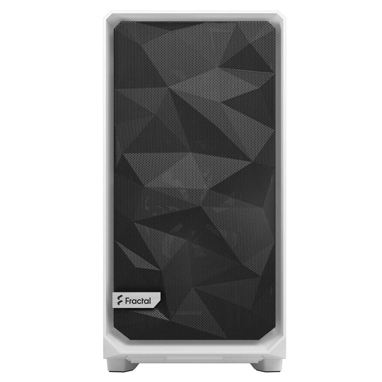 Gabinete Gamer FRACTAL DESIGN Meshify C 2 Fan Cristal Templado USB 3.0 Blanco ATX
