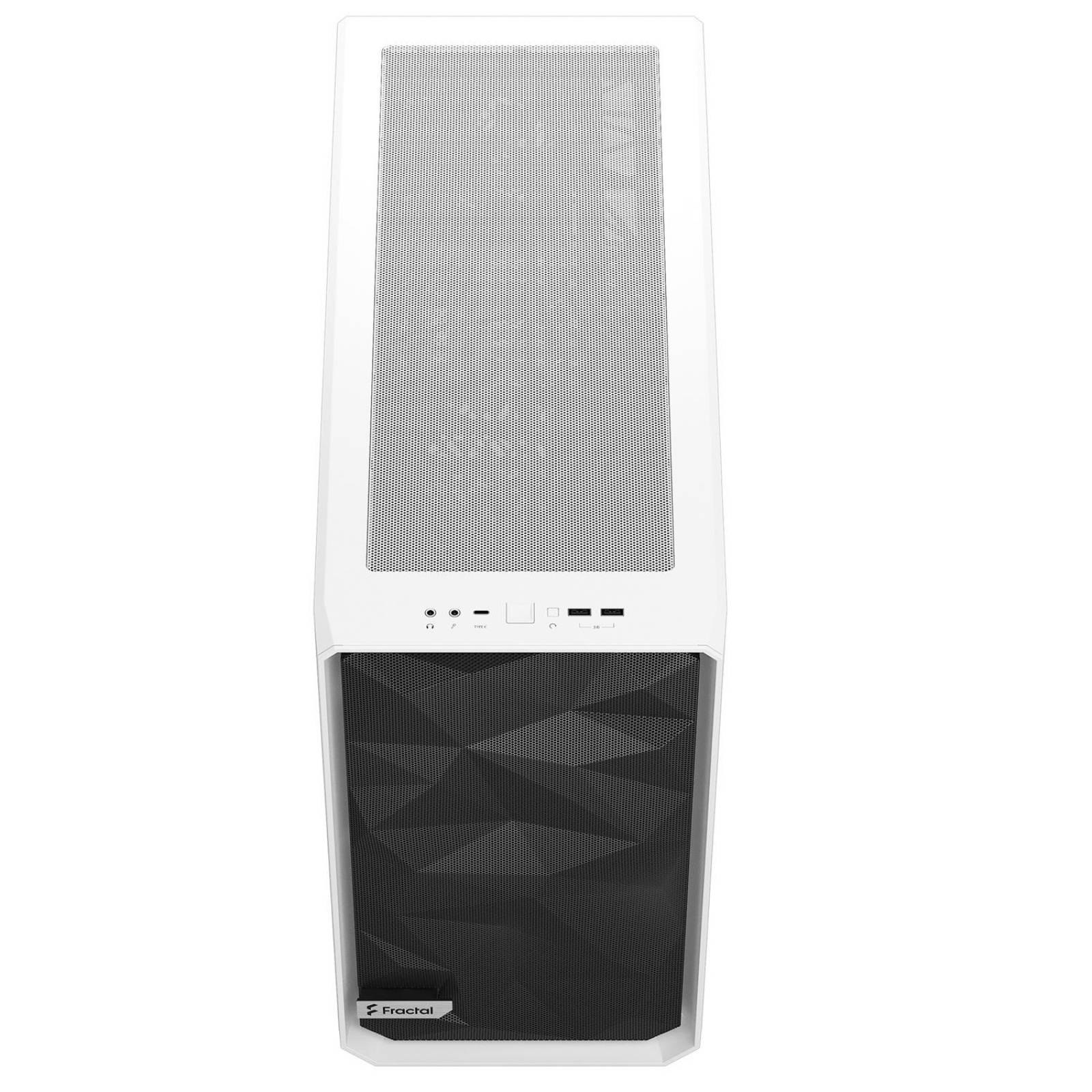 Gabinete Gamer FRACTAL DESIGN Meshify C 2 Fan Cristal Templado USB 3.0 Blanco ATX