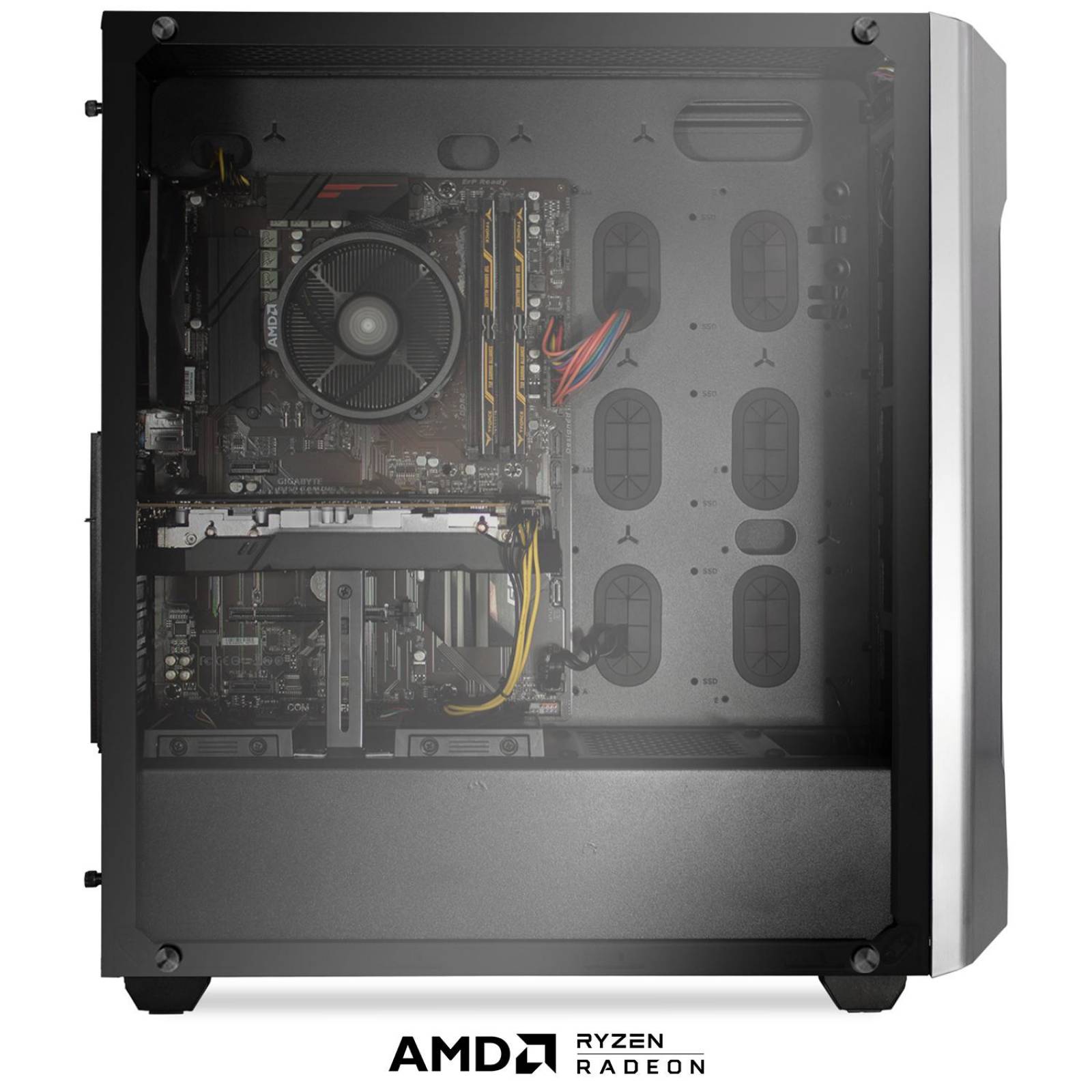 Xtreme PC Gamer AMD Radeon RX 5500 XT Ryzen 5 3600 16GB SSD Monitor 24 144Hz