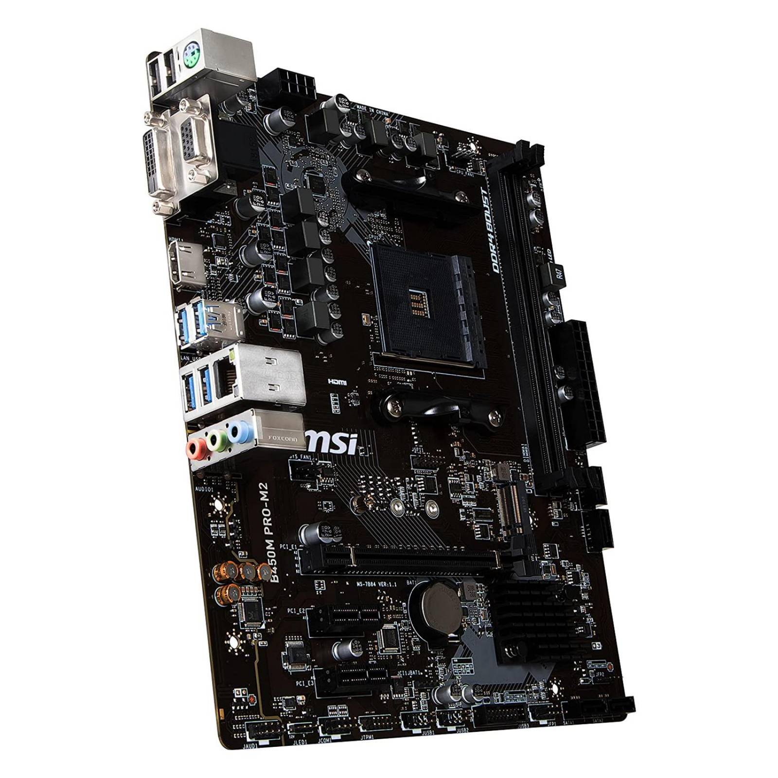 Tarjeta Madre MSI B450M PRO-M2 MAX AMD AM4 Micro ATX