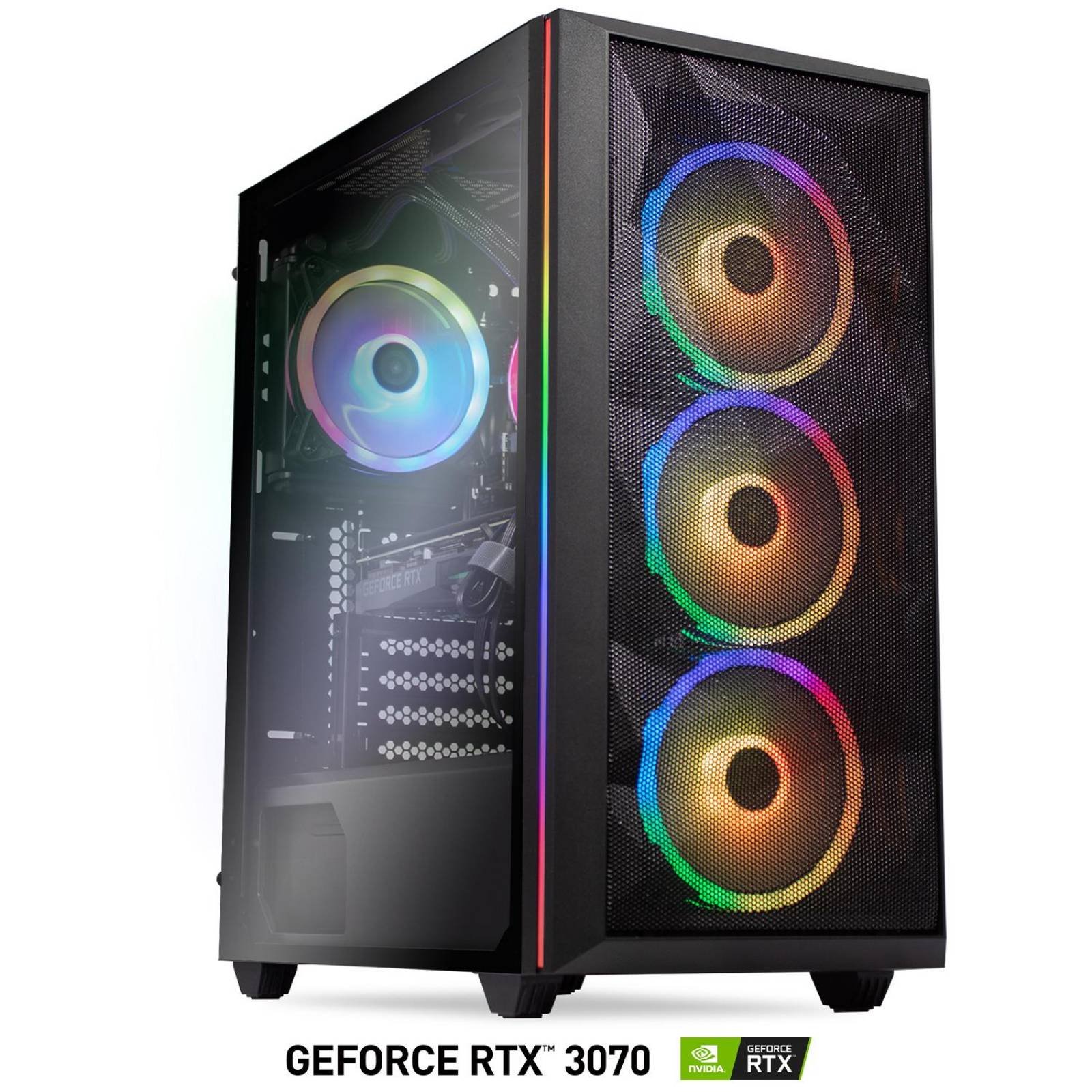 Xtreme PC Gamer Geforce RTX 3070 Core I9 32GB SSD 500GB 2TB Sistema Liquido 