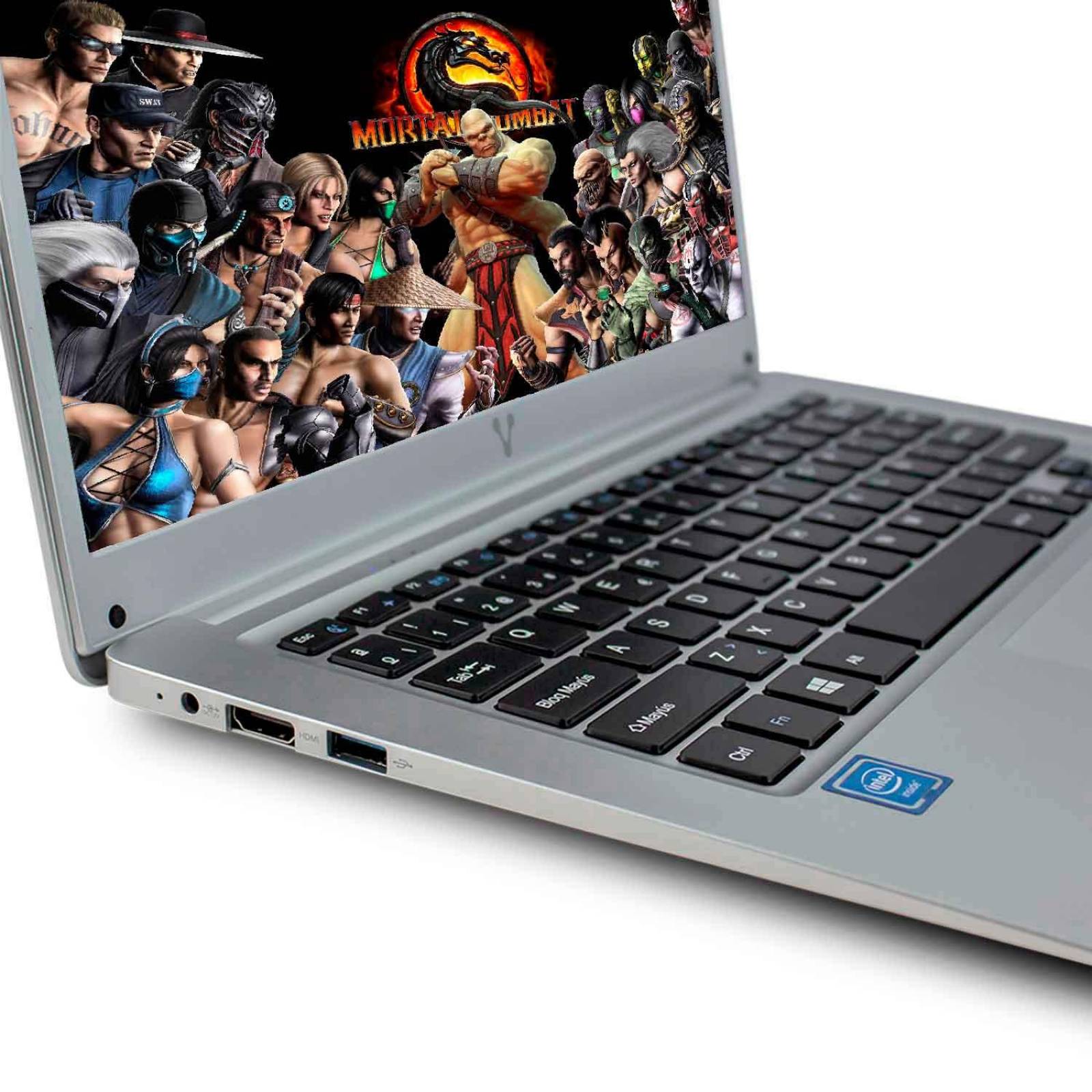 Laptop VORAGO Intel N3350 4GB 500GB 14 Gris Win 10 ALPHA PLUS 3350-10-1 